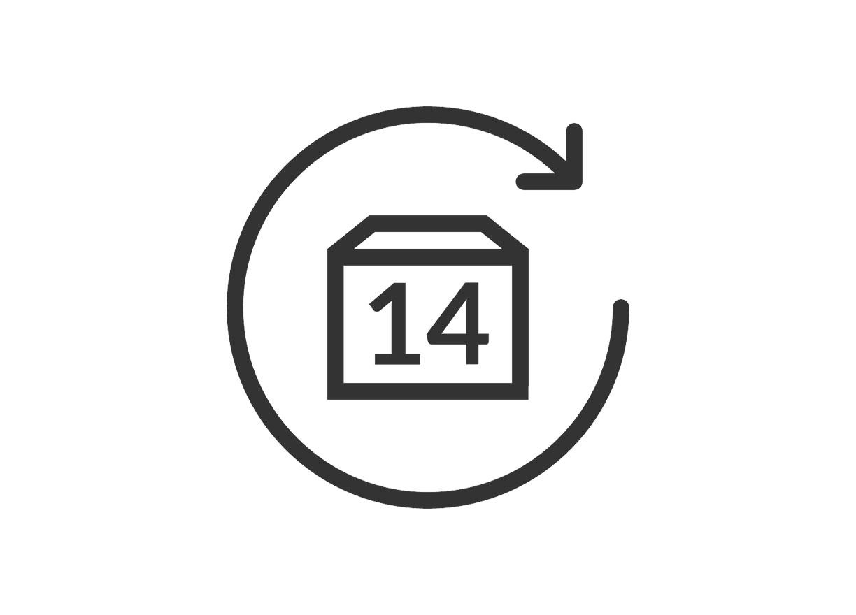 Easy 14-day returns