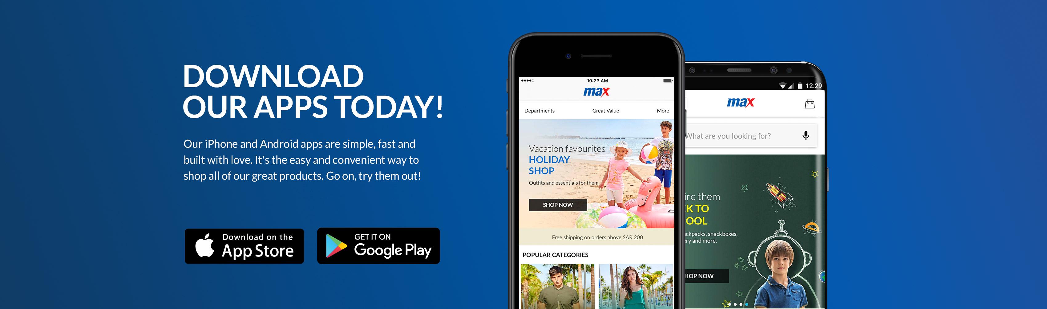 Max fashion online app clearance