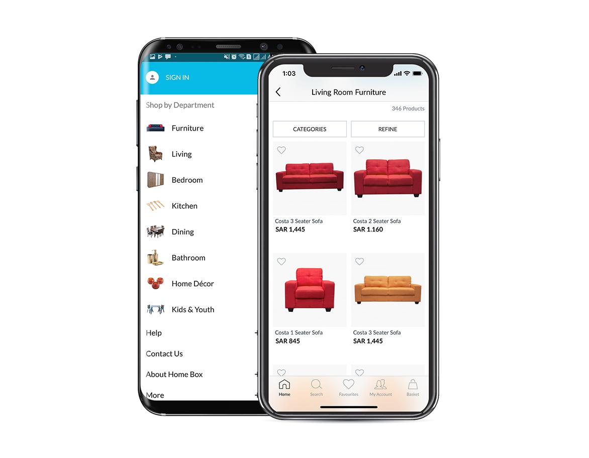 Shop on-the-go with our easy iPhone and Android apps