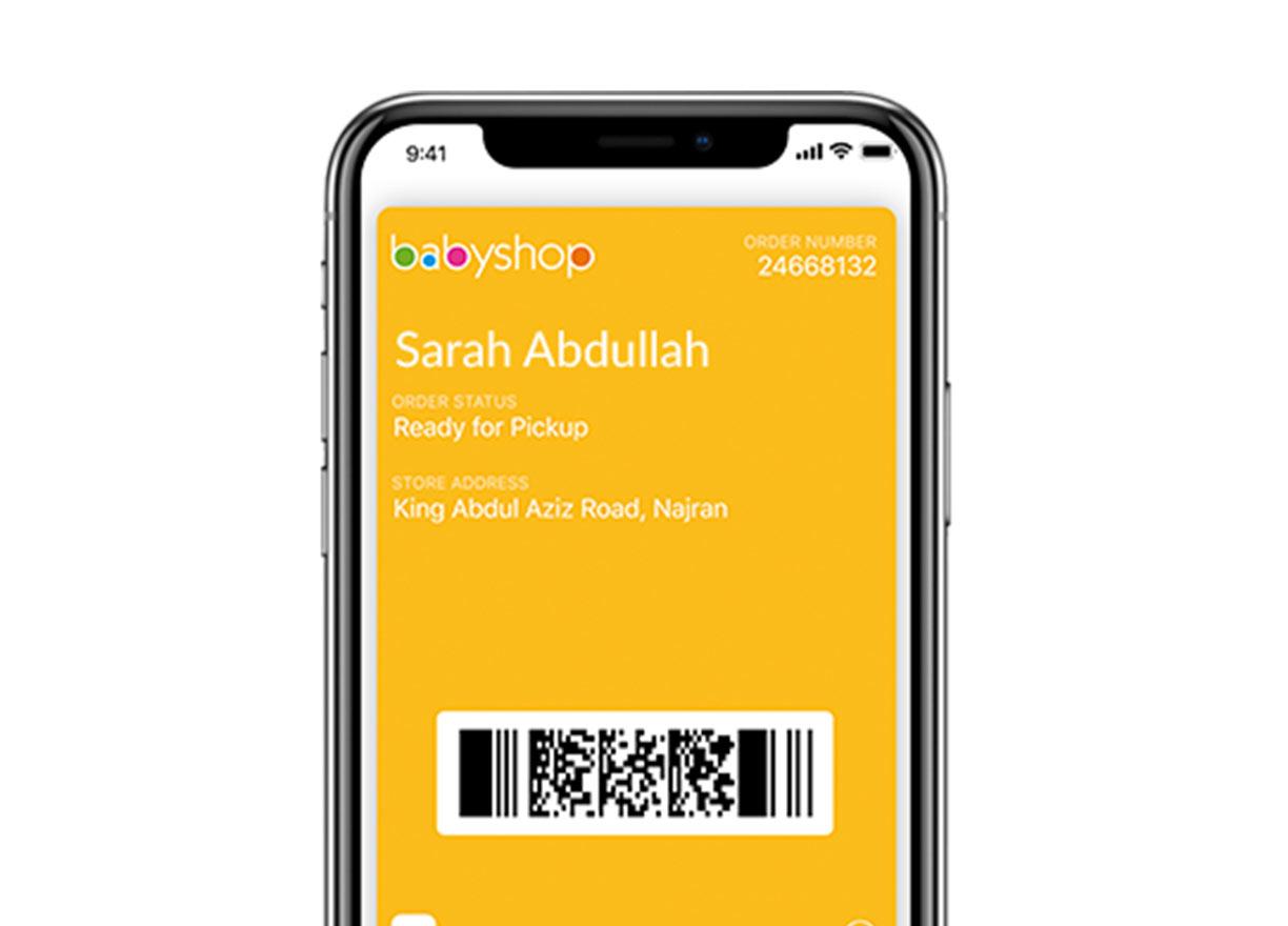 Collect your Click & Collect orders using Apple Wallet!
