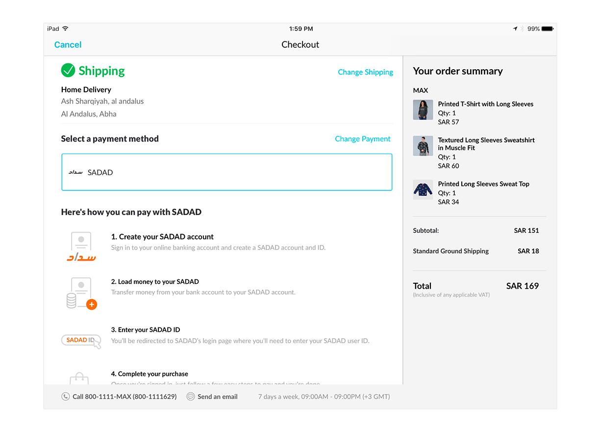 Pay easily and securely with SADAD