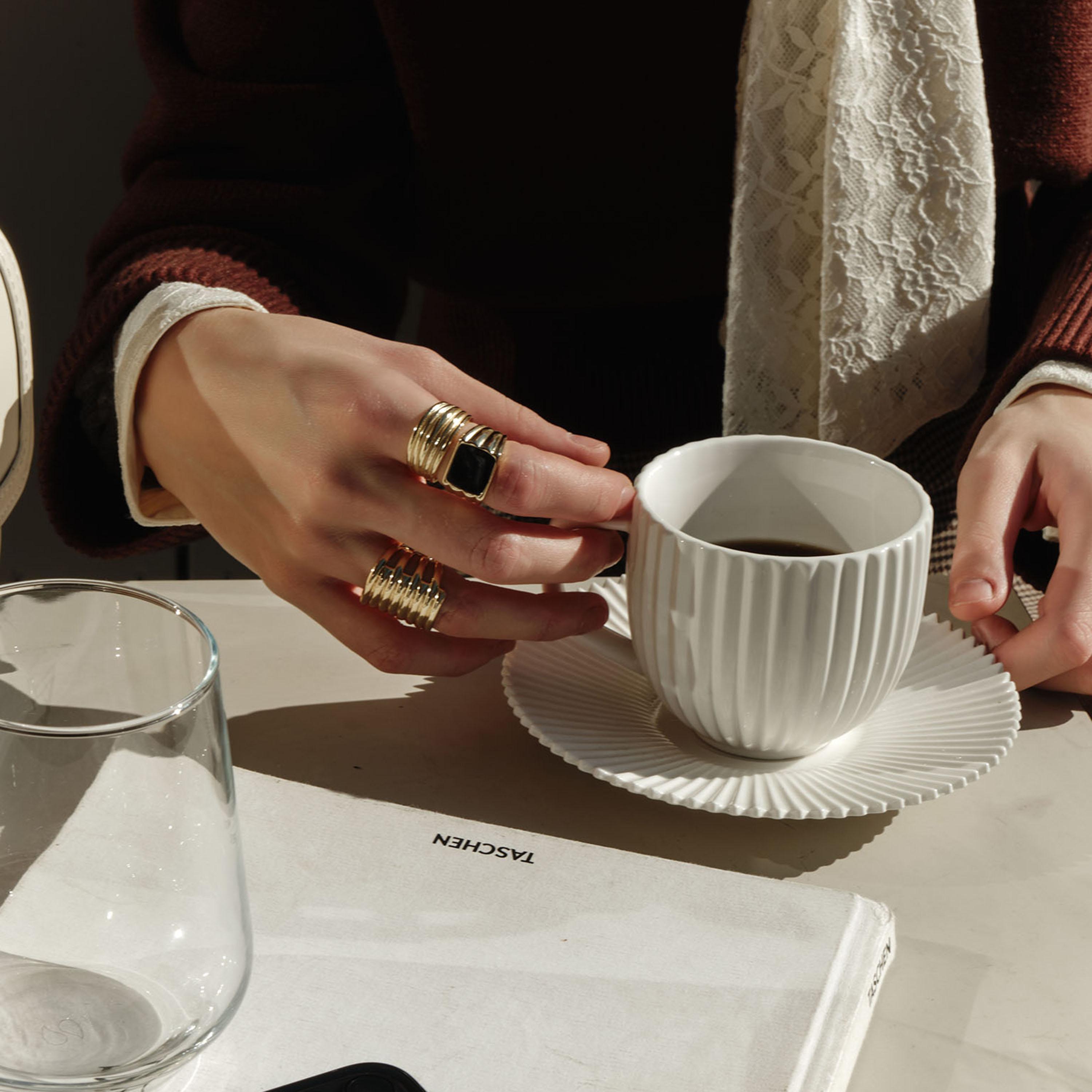 طقم خاتمين ليتشي ذهبي بتصميم مستطيل من سبيكة النحاس | ring167-women-watchesandjewellery-jewellery-rings-image-4