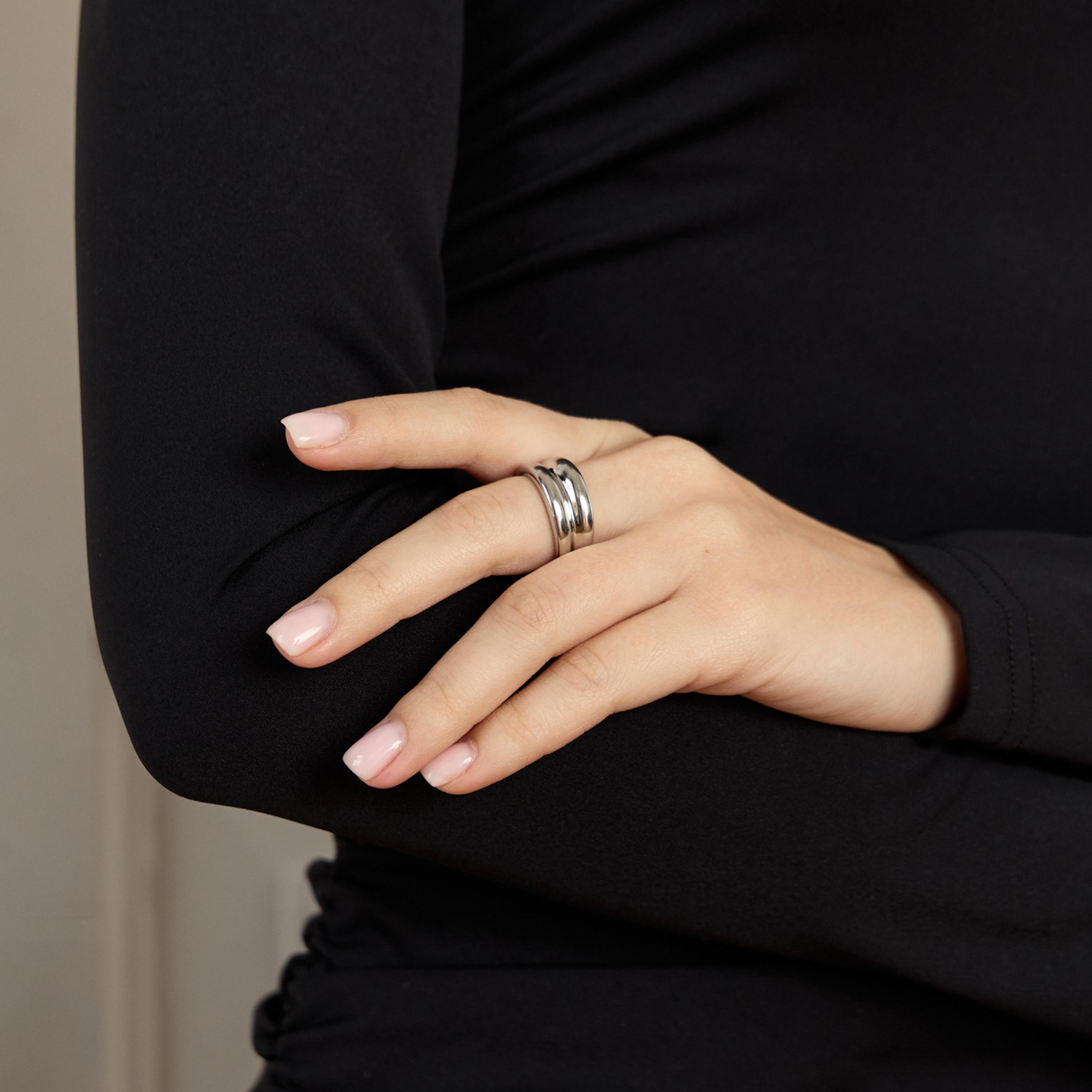 خواتم ليتشي فضية للنساء من النحاس | ring172-women-watchesandjewellery-jewellery-rings-image-1