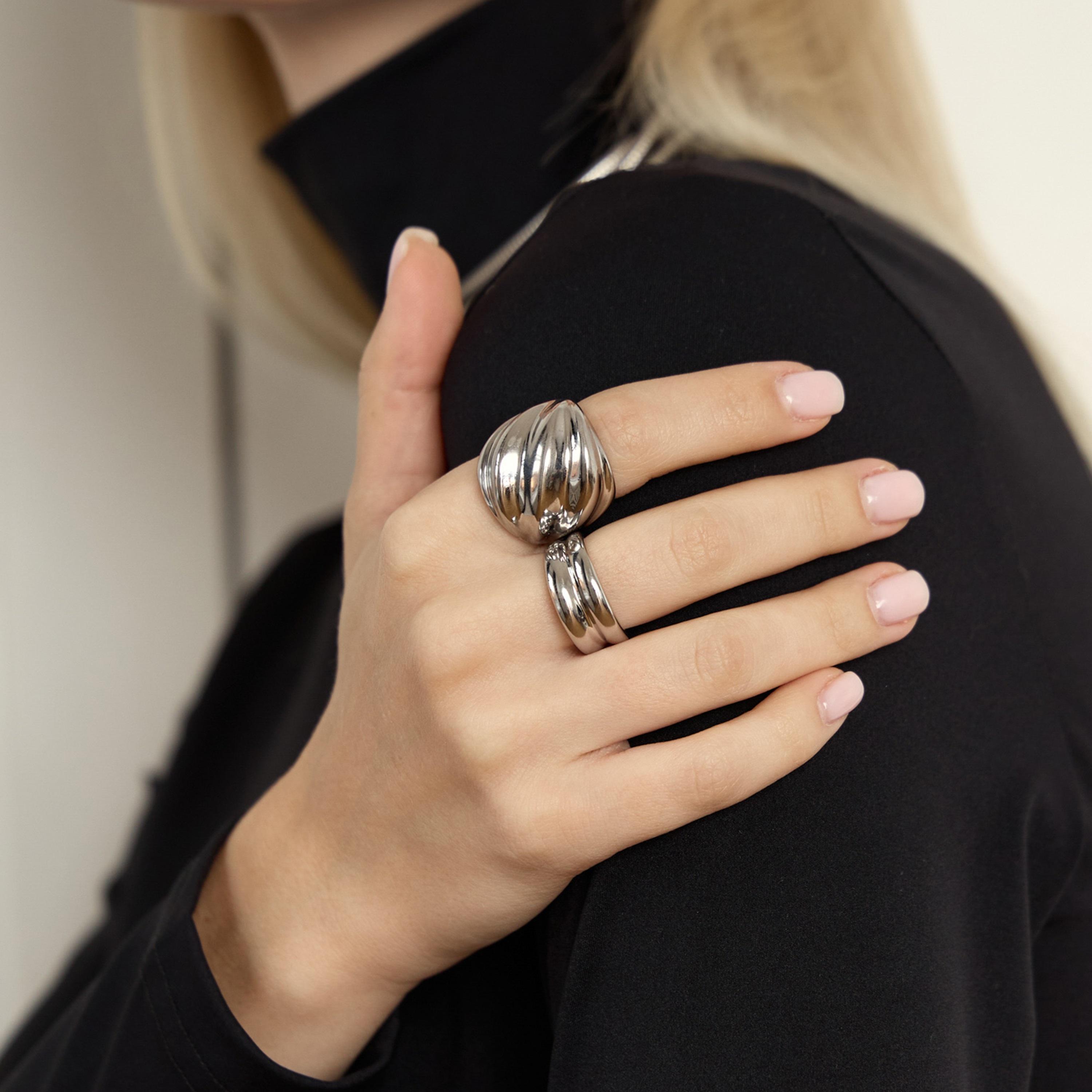 خواتم ليتشي فضية للنساء من النحاس | ring172-women-watchesandjewellery-jewellery-rings-image-3