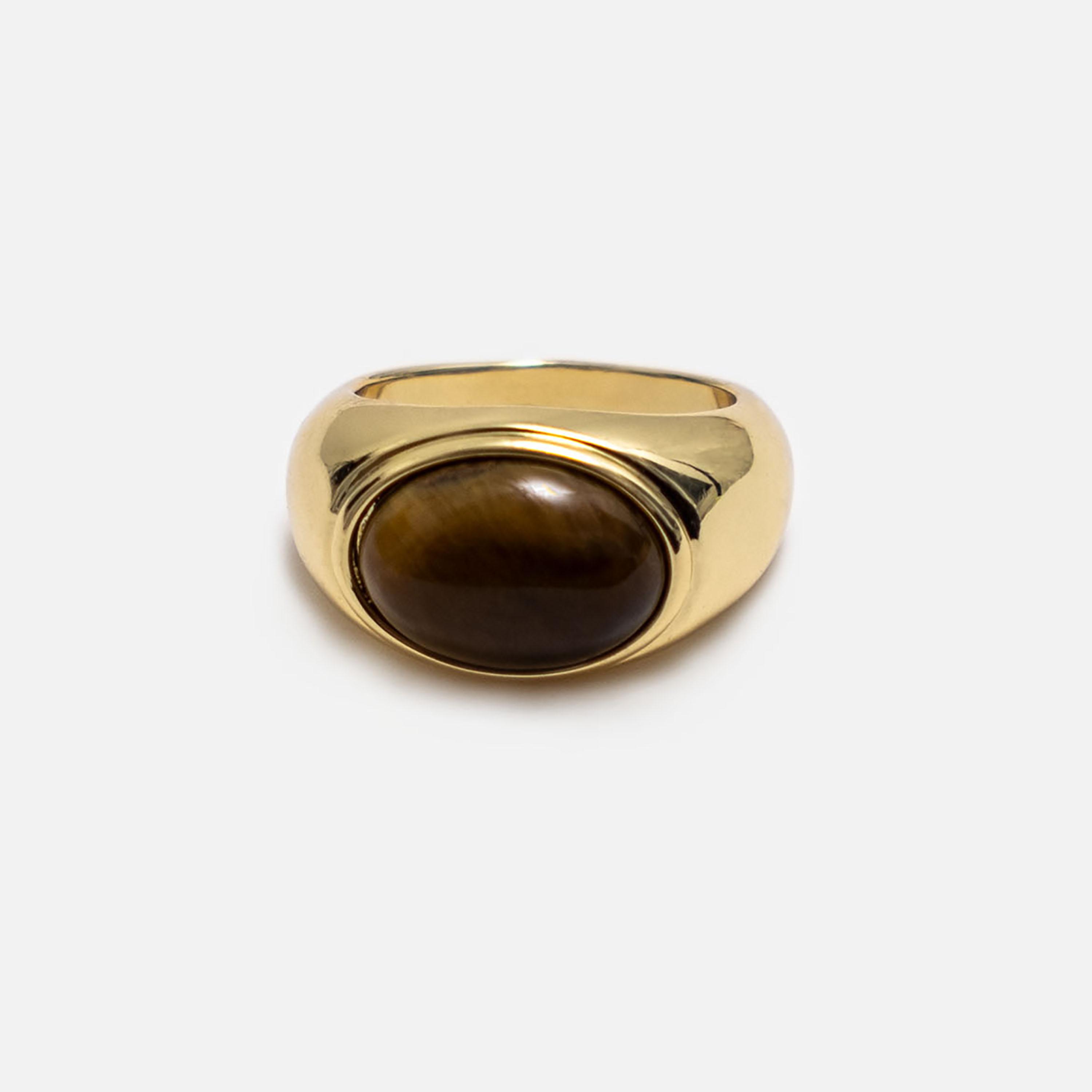 خواتم ليتشي ذهبية مرصعة بأحجار شبه كريمة من سبيكة النحاس | ring183-women-watchesandjewellery-jewellery-rings-image-2
