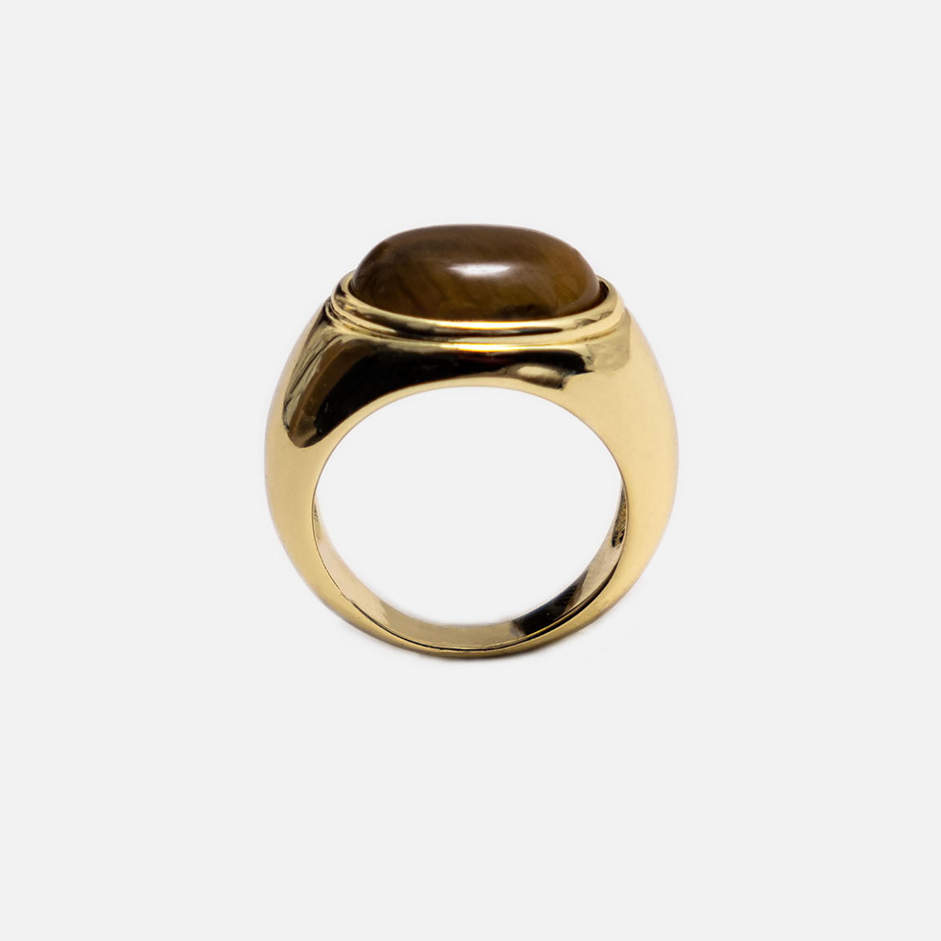 خواتم ليتشي ذهبية مرصعة بأحجار شبه كريمة من سبيكة النحاس | ring183-women-watchesandjewellery-jewellery-rings-image-4
