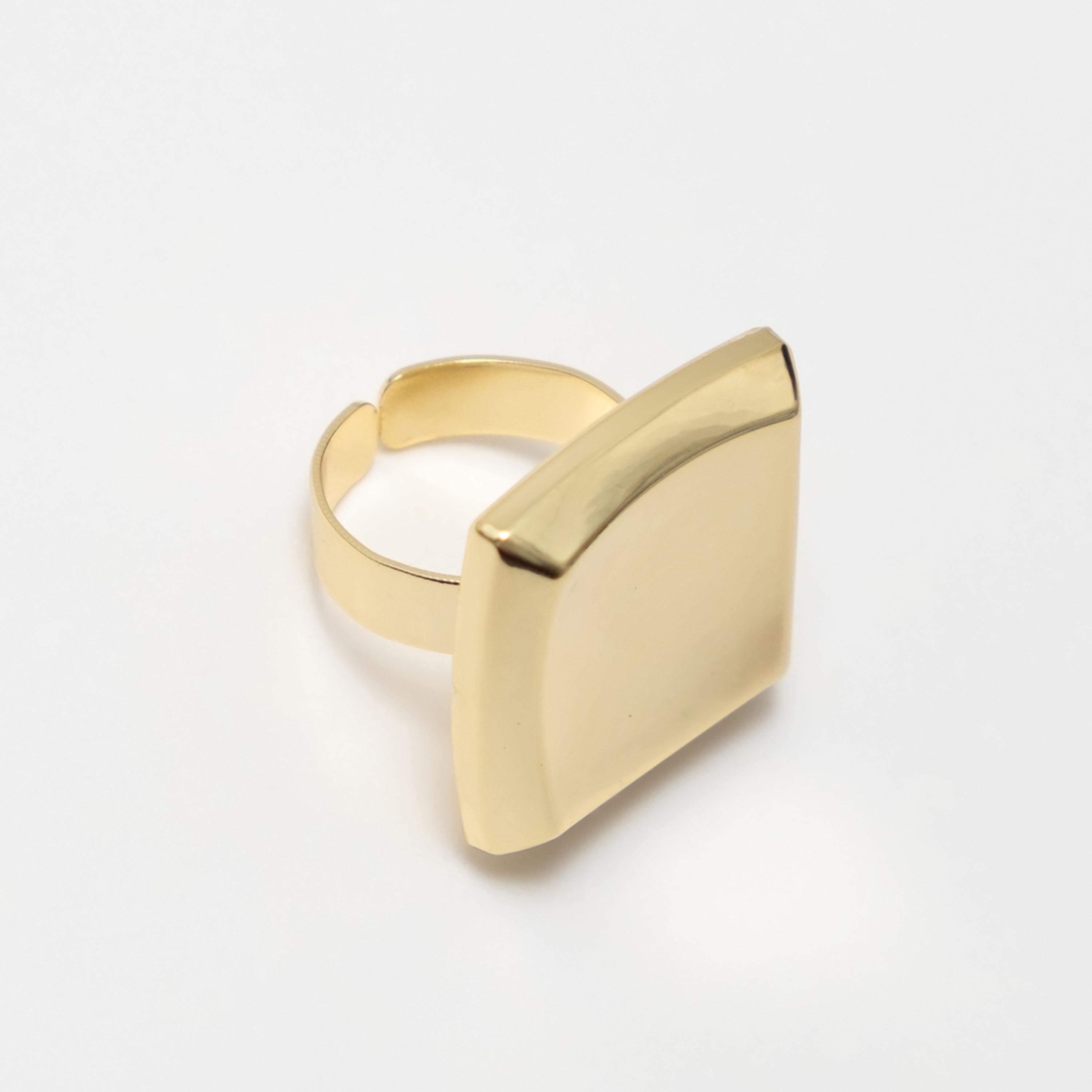 خواتم ليتشي ذهبية مستطيلة للنساء من سبيكة الزنك | ring186-women-watchesandjewellery-jewellery-rings-image-2