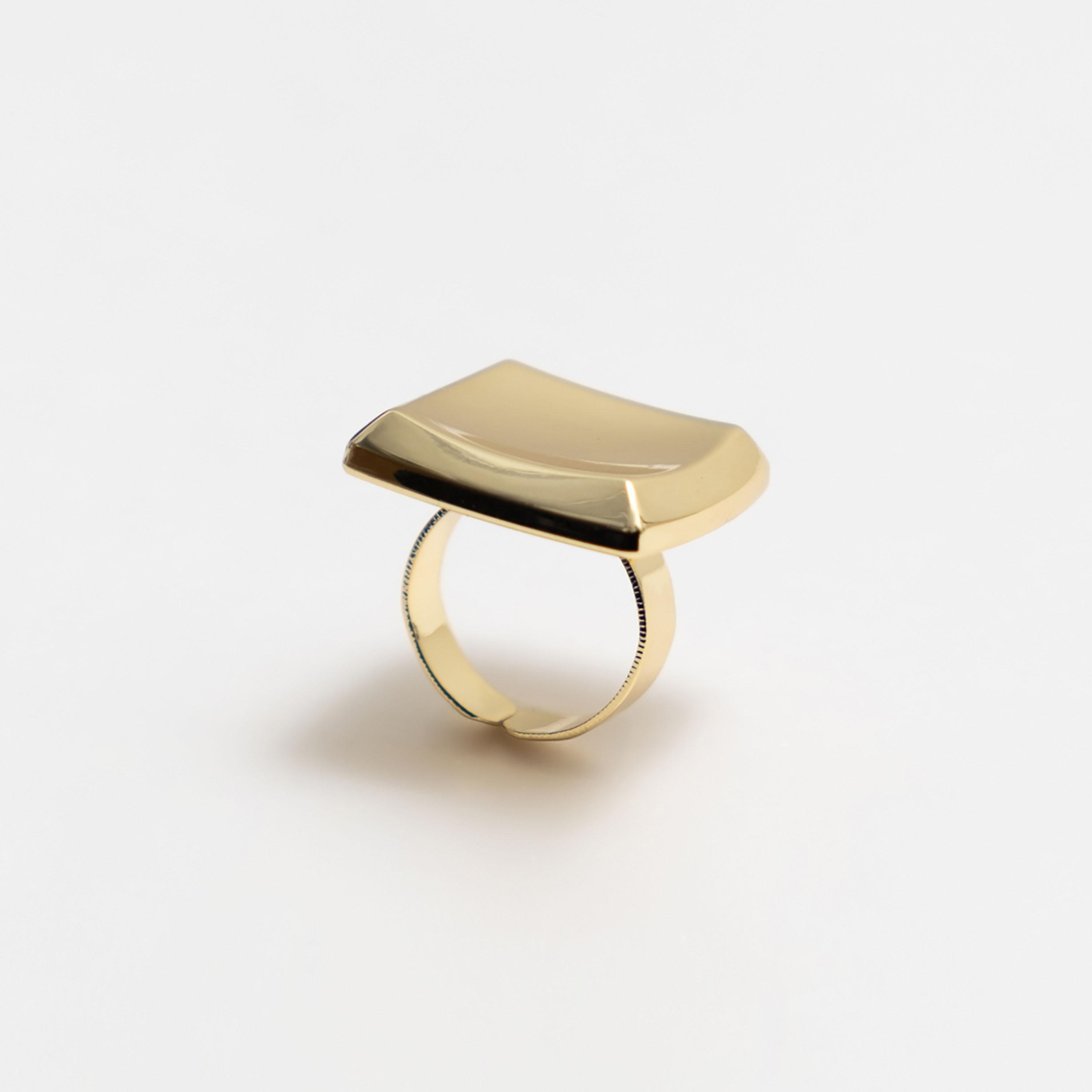 خواتم ليتشي ذهبية مستطيلة للنساء من سبيكة الزنك | ring186-women-watchesandjewellery-jewellery-rings-image-3