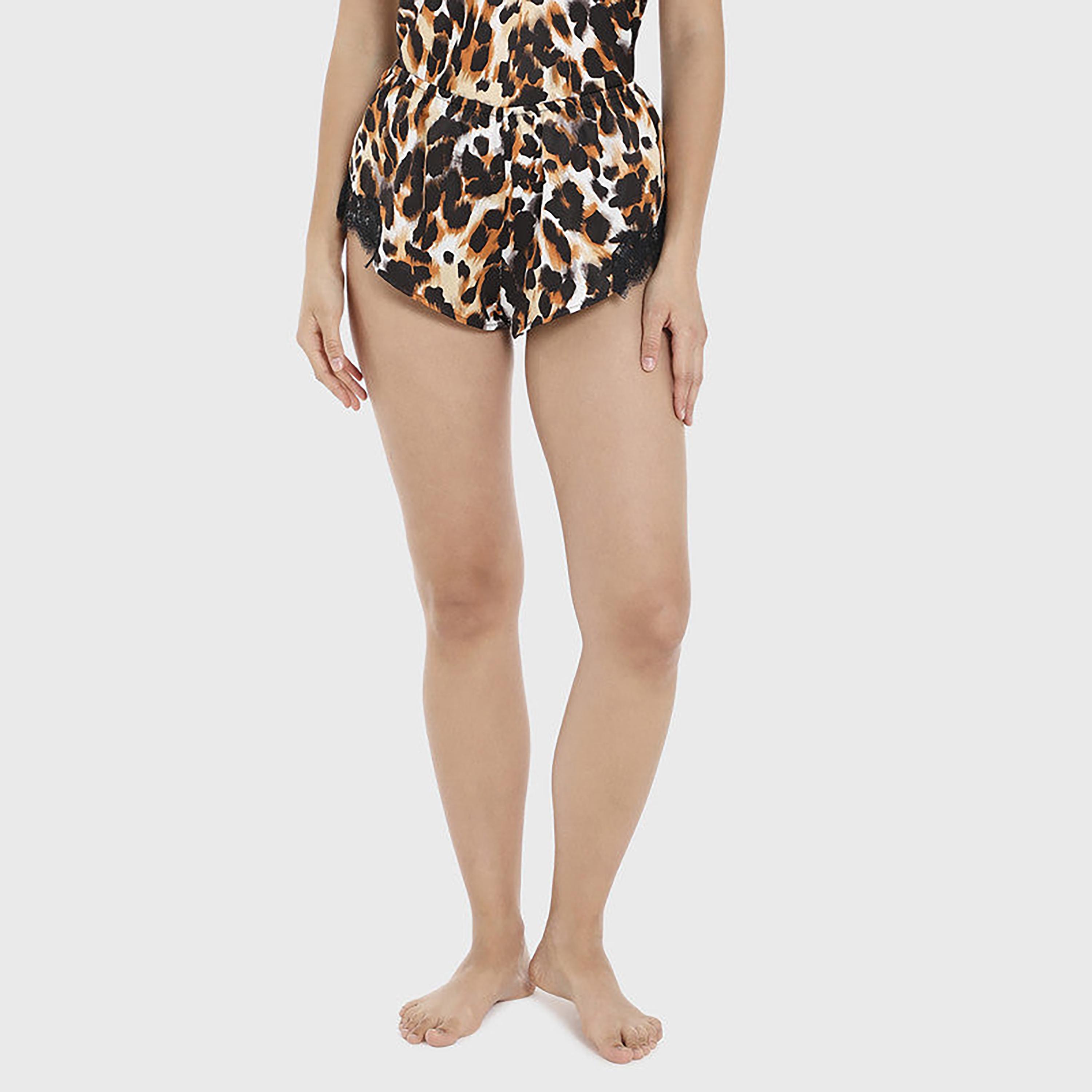 Isla & Evie Regular Fit Animal Print Strappy Sleeveless Women's Sexy Sleep Bodysuits-women-clothing-nightwear-pyjamas-tops-image-2
