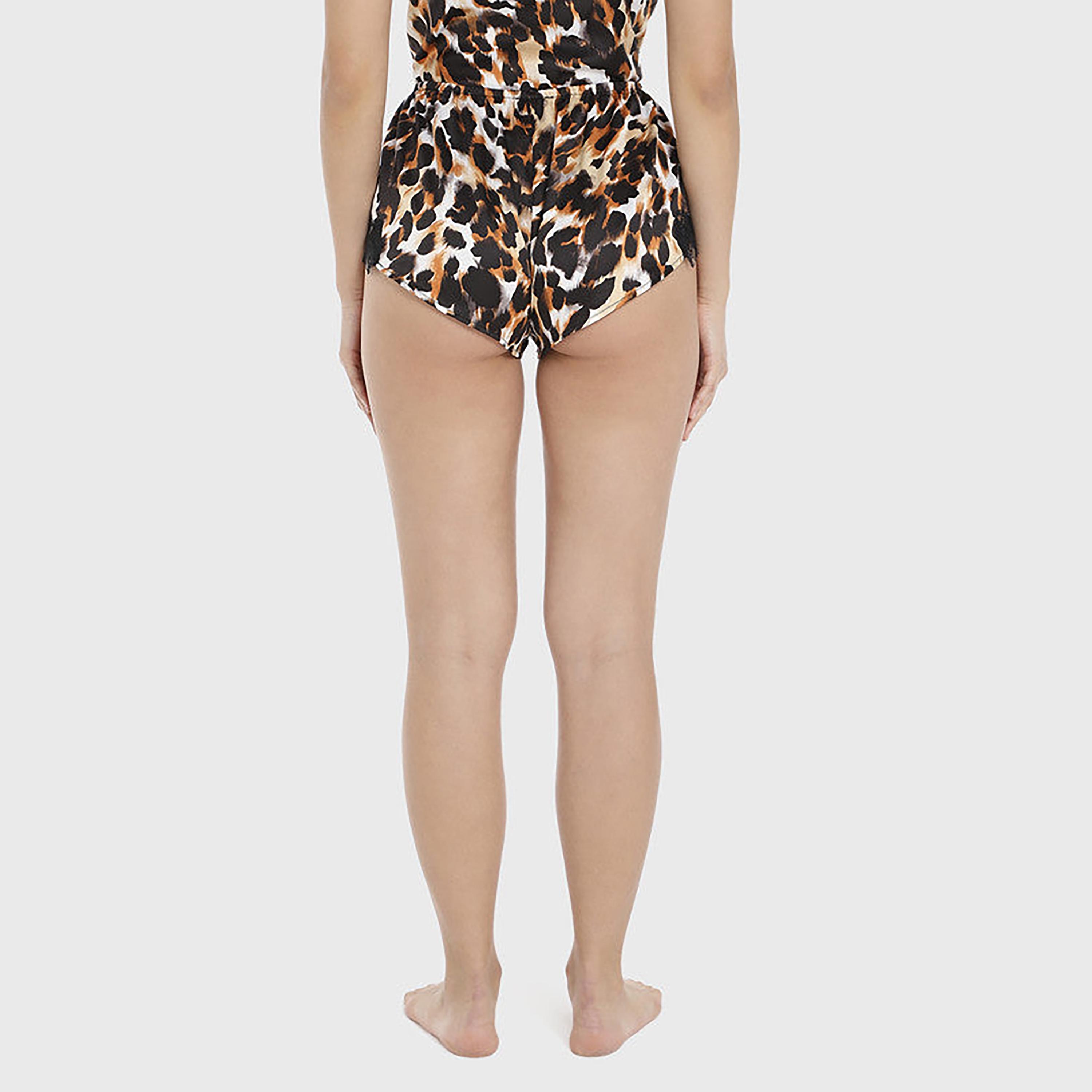 Isla & Evie Regular Fit Animal Print Strappy Sleeveless Women's Sexy Sleep Bodysuits-women-clothing-nightwear-pyjamas-tops-image-4