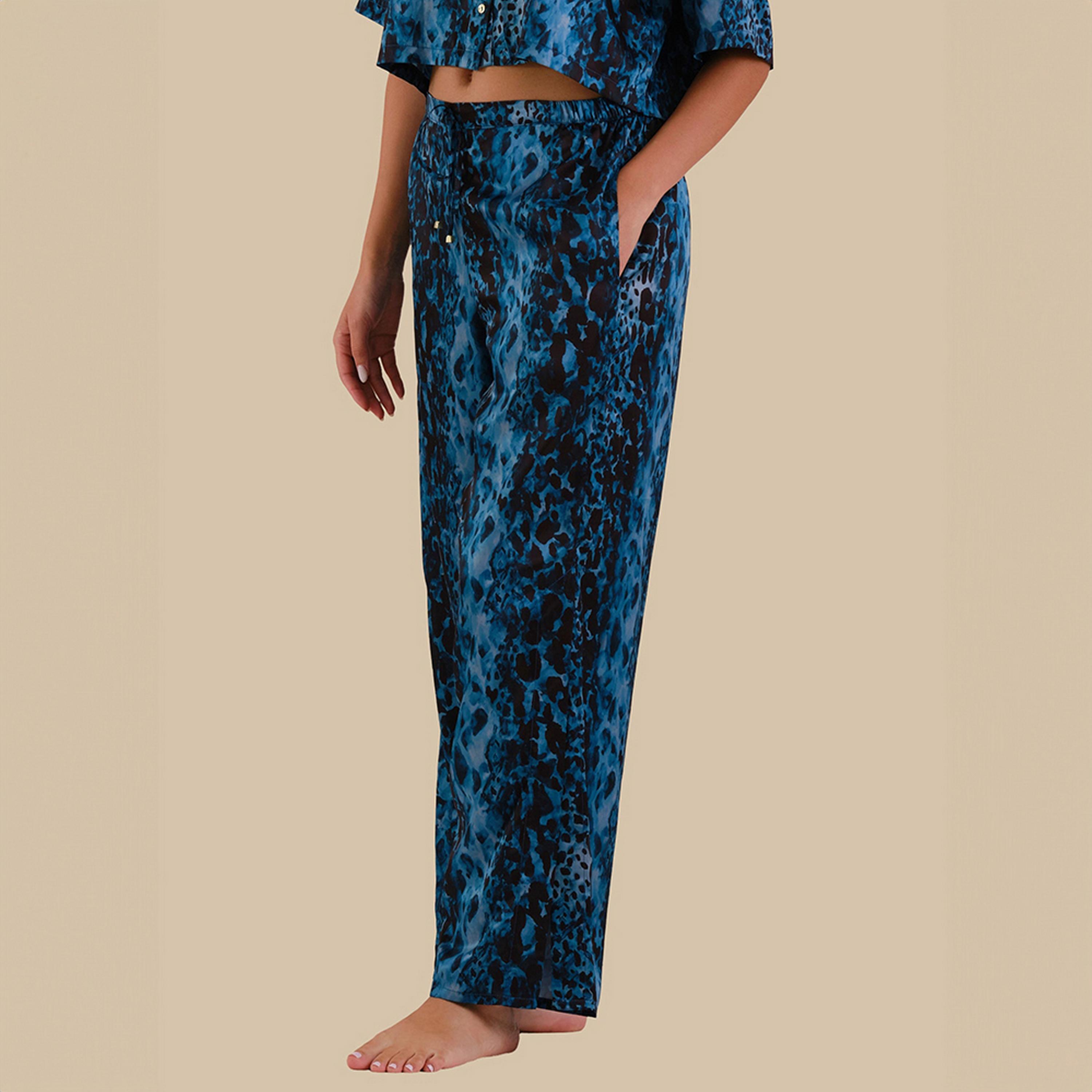 Isla & Evie Printed Sexy Elasticated Women's Pyjamas-women-clothing-nightwear-pyjamas-bottoms-image-1