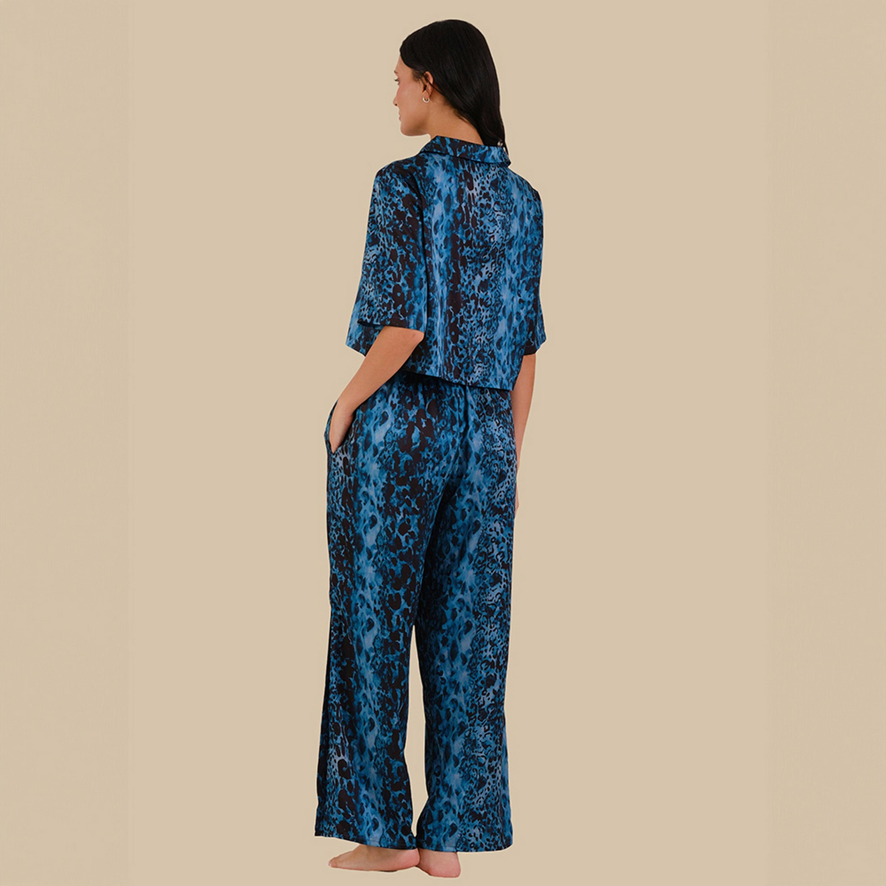 بيجامة نسائية جذابة مطبوعة بخصر مطاطي من إيزلا آند إيفي-women-clothing-nightwear-pyjamas-bottoms-image-4