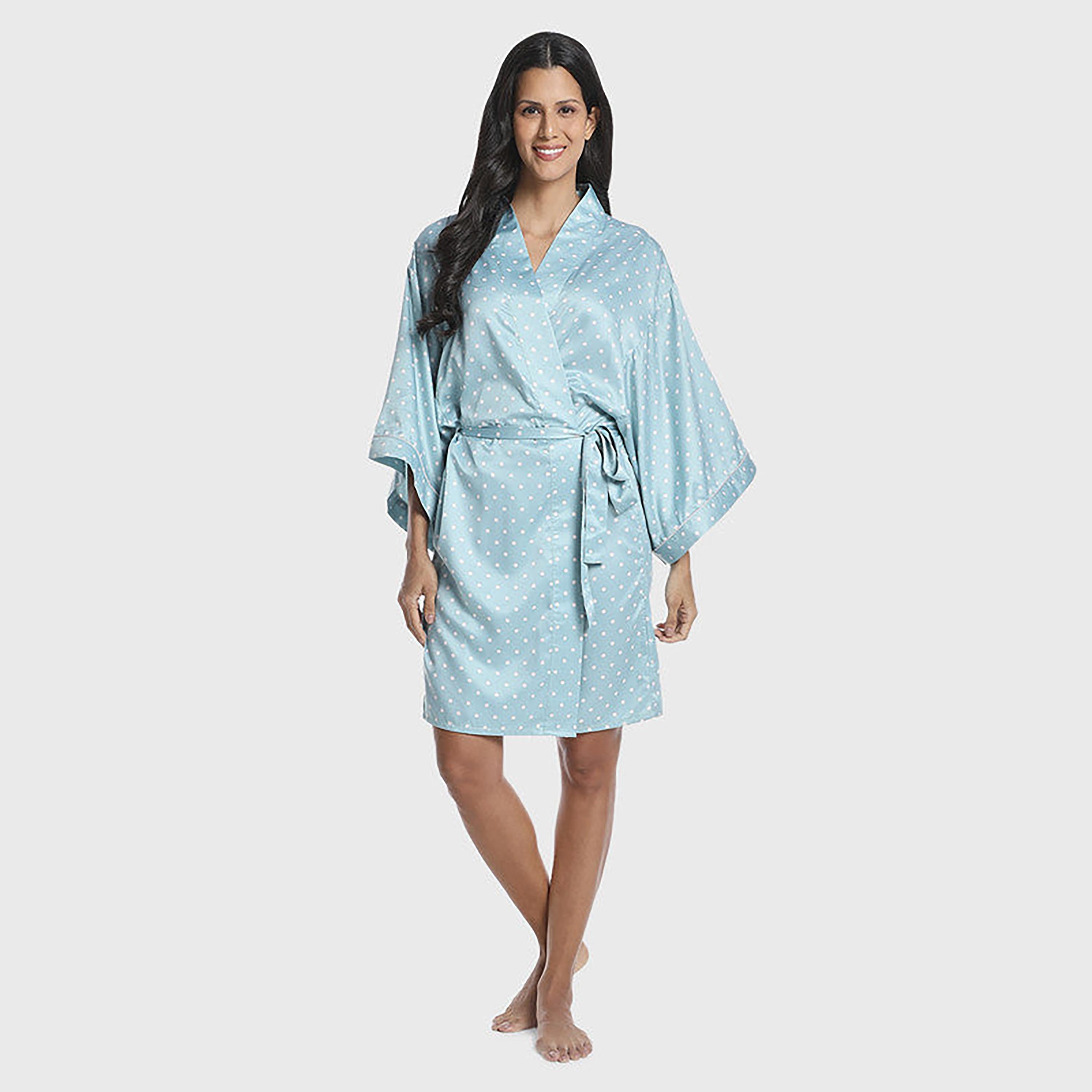 أرواب نوم مثيرة للنساء من Isla & Evie مقاس عادي منقط مفتوح من الأمام وأكمام واسعة-women-clothing-nightwear-robes-image-2