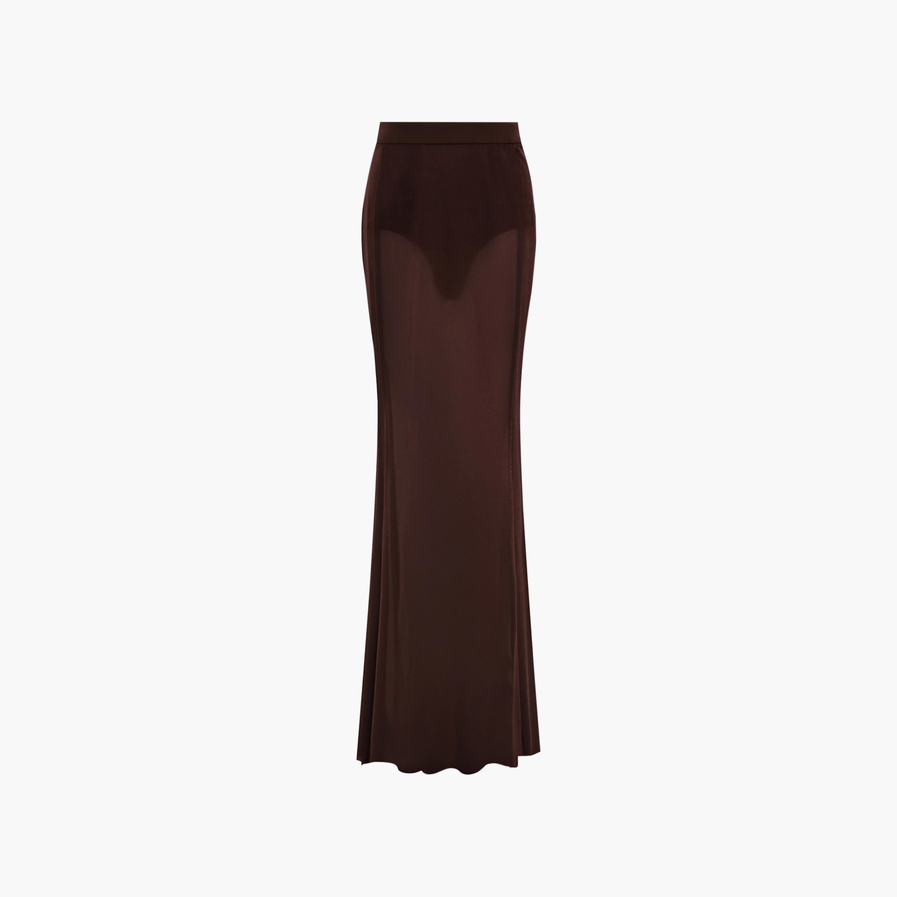 تنورة سهرة ماكسي ستان بقصة ذيل السمكة مع شورت داخلي للنساء من ليتشي-women-clothing-bottoms-skirts-image-5