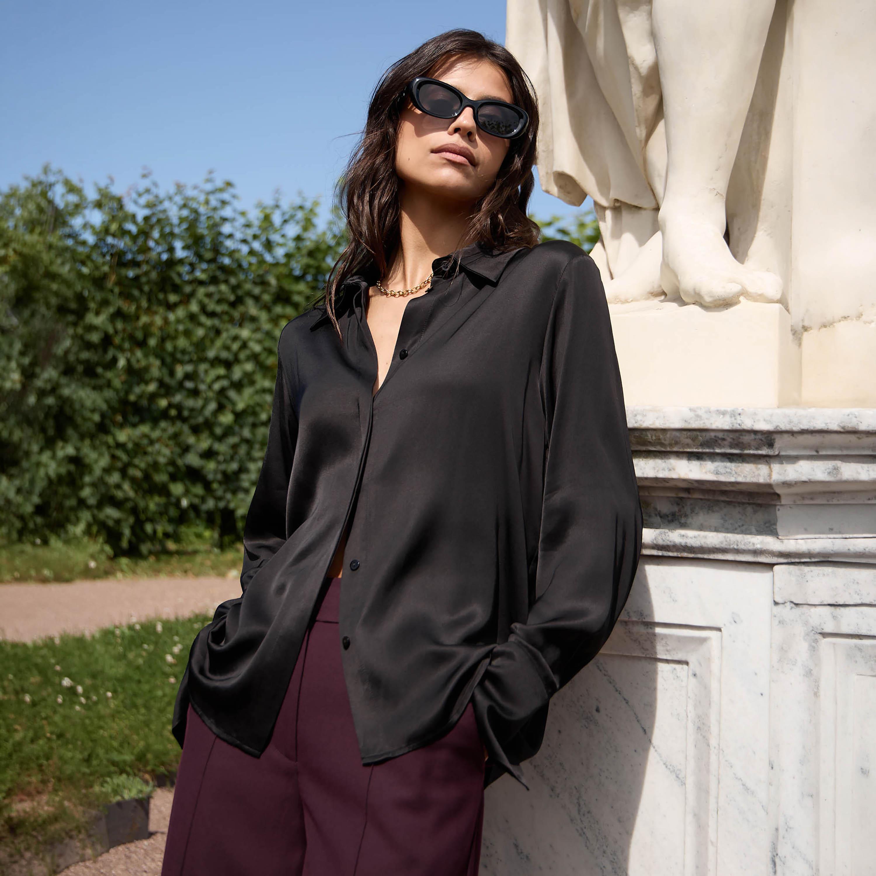 قميص بياقة للنساء من ليتشي-women-clothing-shirtsandblouses-shirts-image-1
