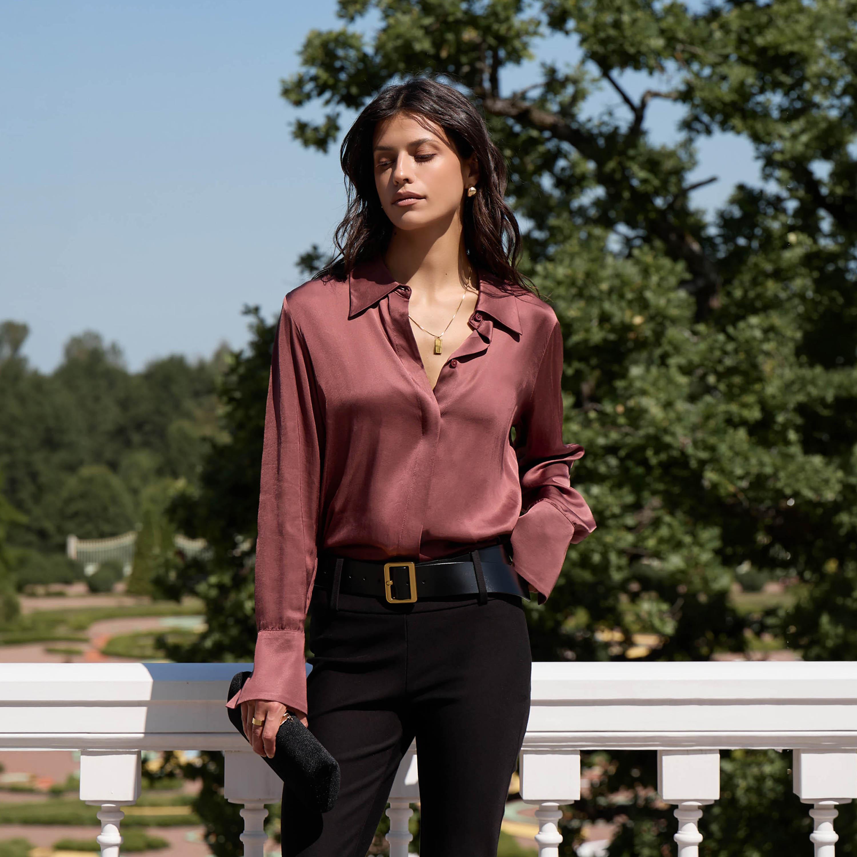 Lichi Collared Women's Shirt-women-clothing-shirtsandblouses-shirts-image-1
