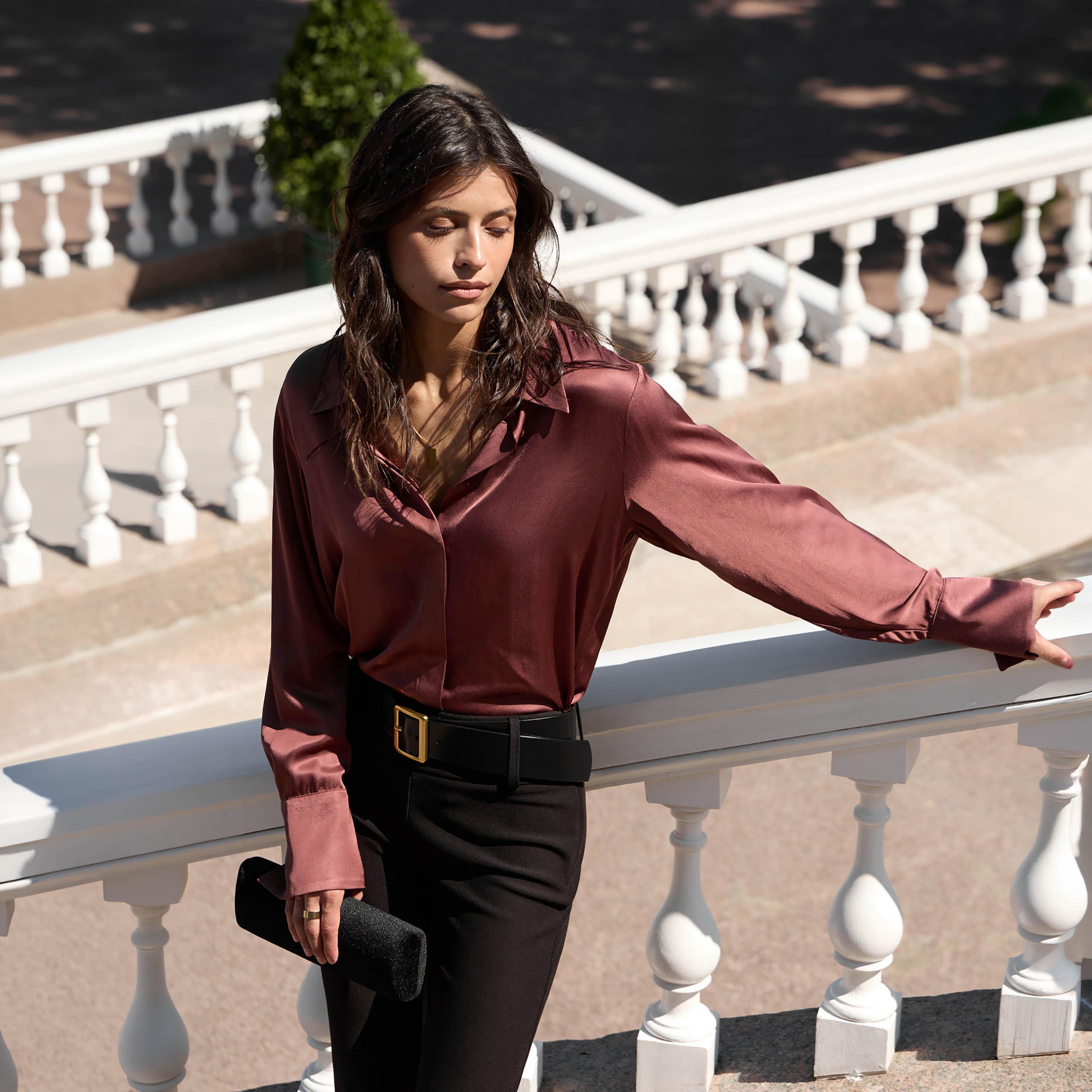 Lichi Collared Women's Shirt-women-clothing-shirtsandblouses-shirts-image-3
