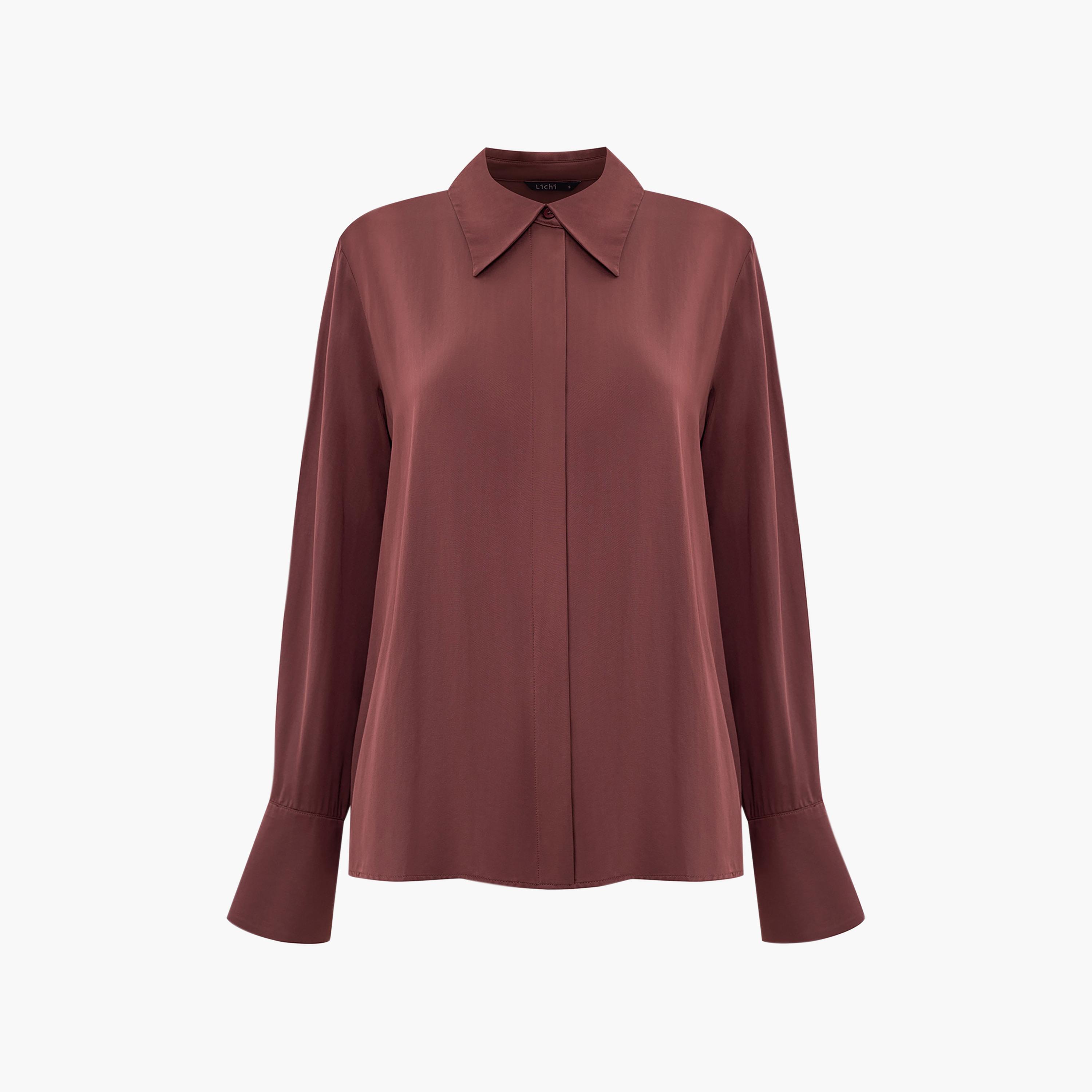 Lichi Collared Women's Shirt-women-clothing-shirtsandblouses-shirts-image-5