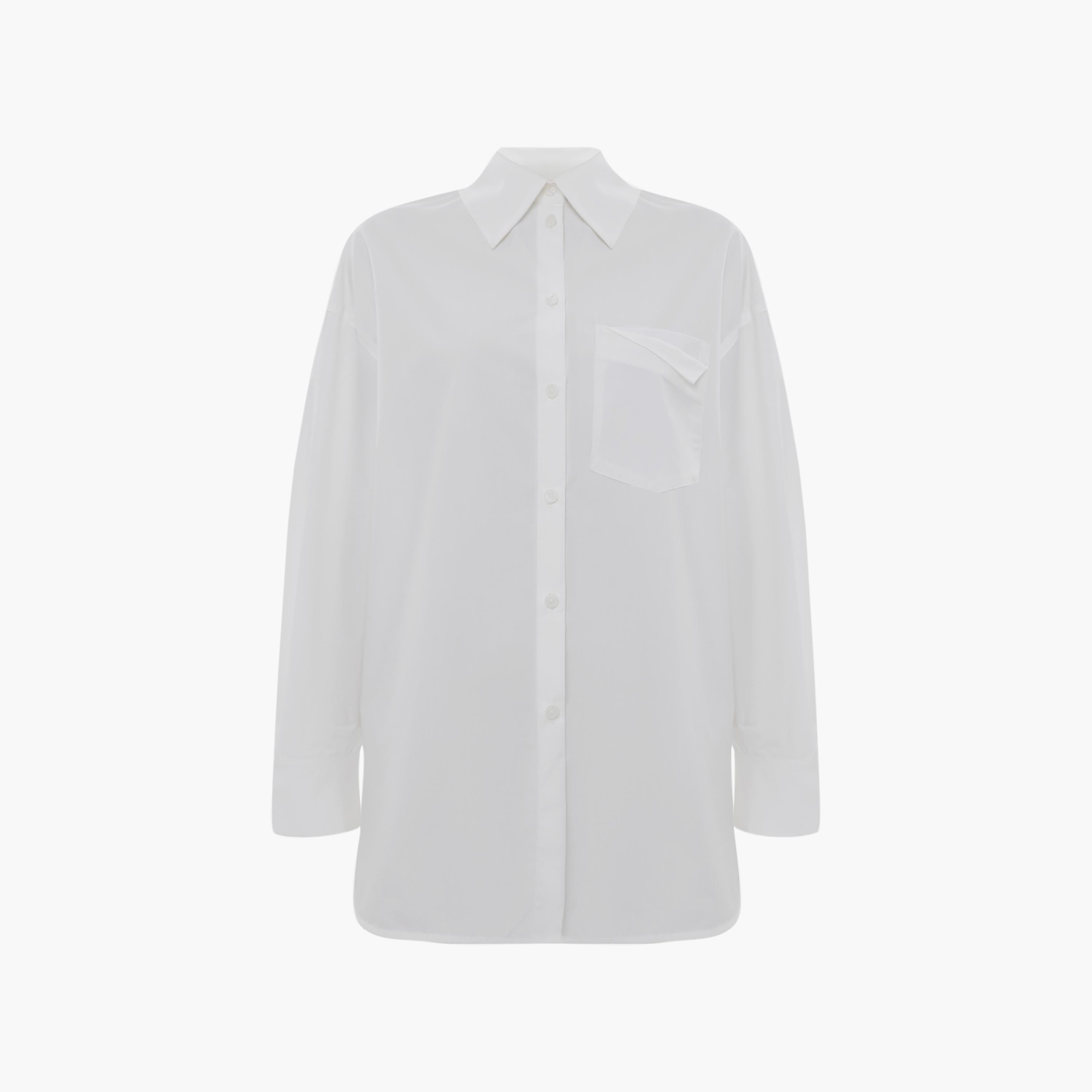 قميص أبيض بياقة وأكتاف منسدلة للنساء من ليتشي-women-clothing-shirtsandblouses-shirts-image-5