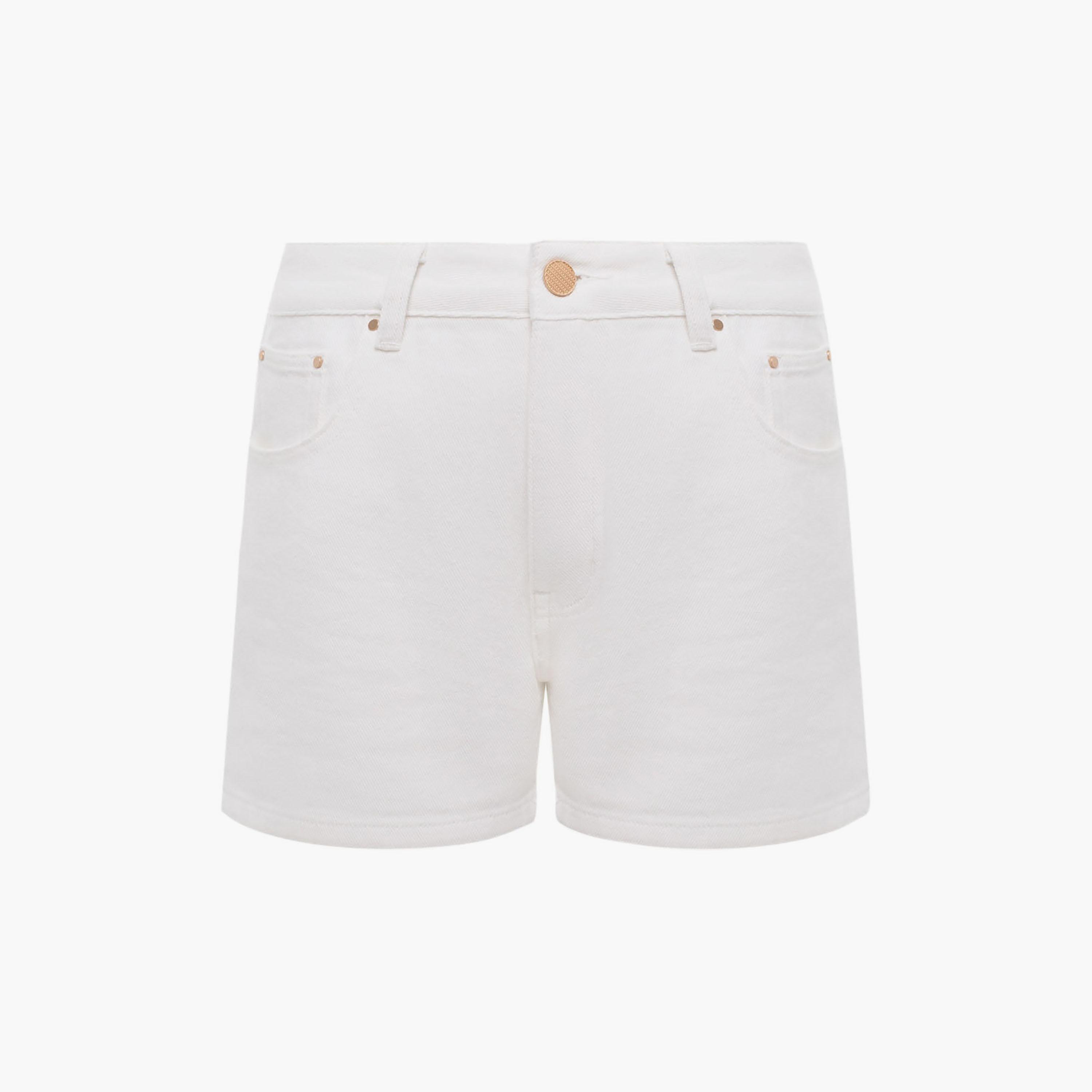 شورت جينز قطن أبيض للنساء من ليتشي-women-clothing-bottoms-shorts-image-5