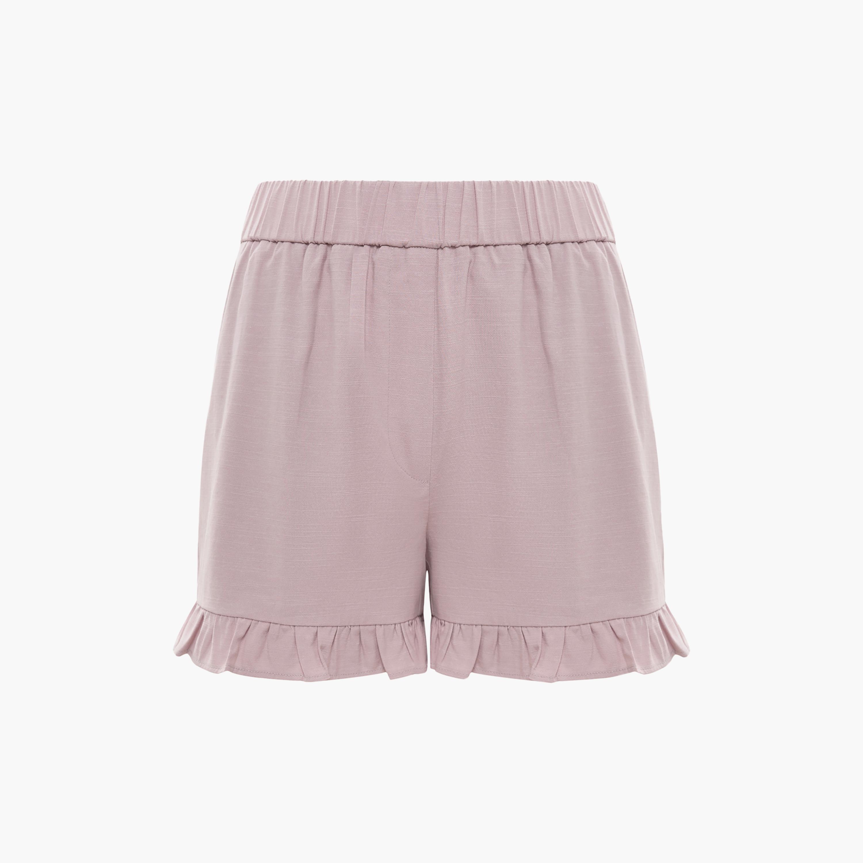 Lichi Pink Women's Shorts-women-clothing-bottoms-shorts-image-5