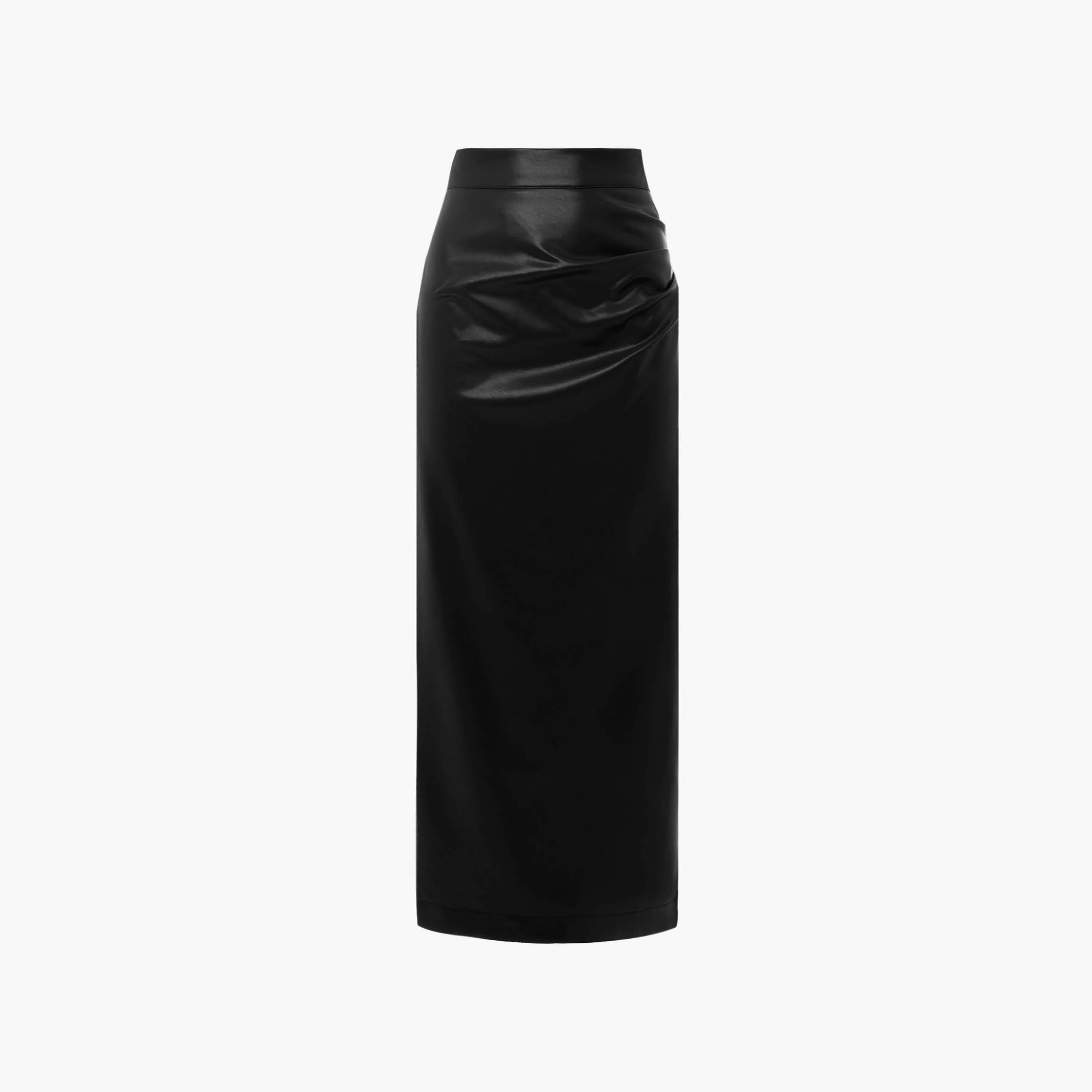تنورة ماكسي مستقيمة سوداء للنساء من ليتشي-women-clothing-bottoms-skirts-image-5