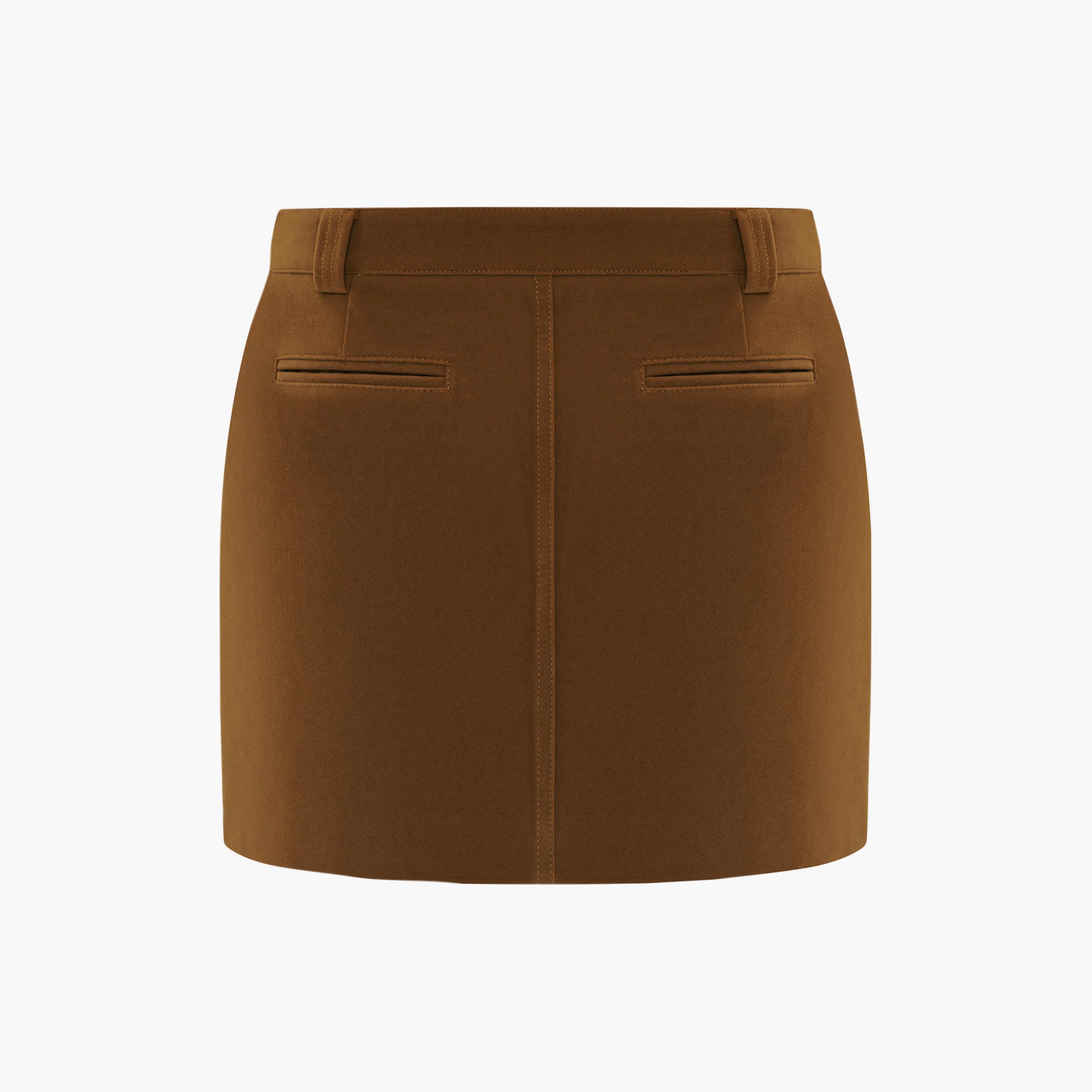 تنورة قصيرة (ميني) مستقيمة للنساء من ليتشي-women-clothing-bottoms-skirts-image-6