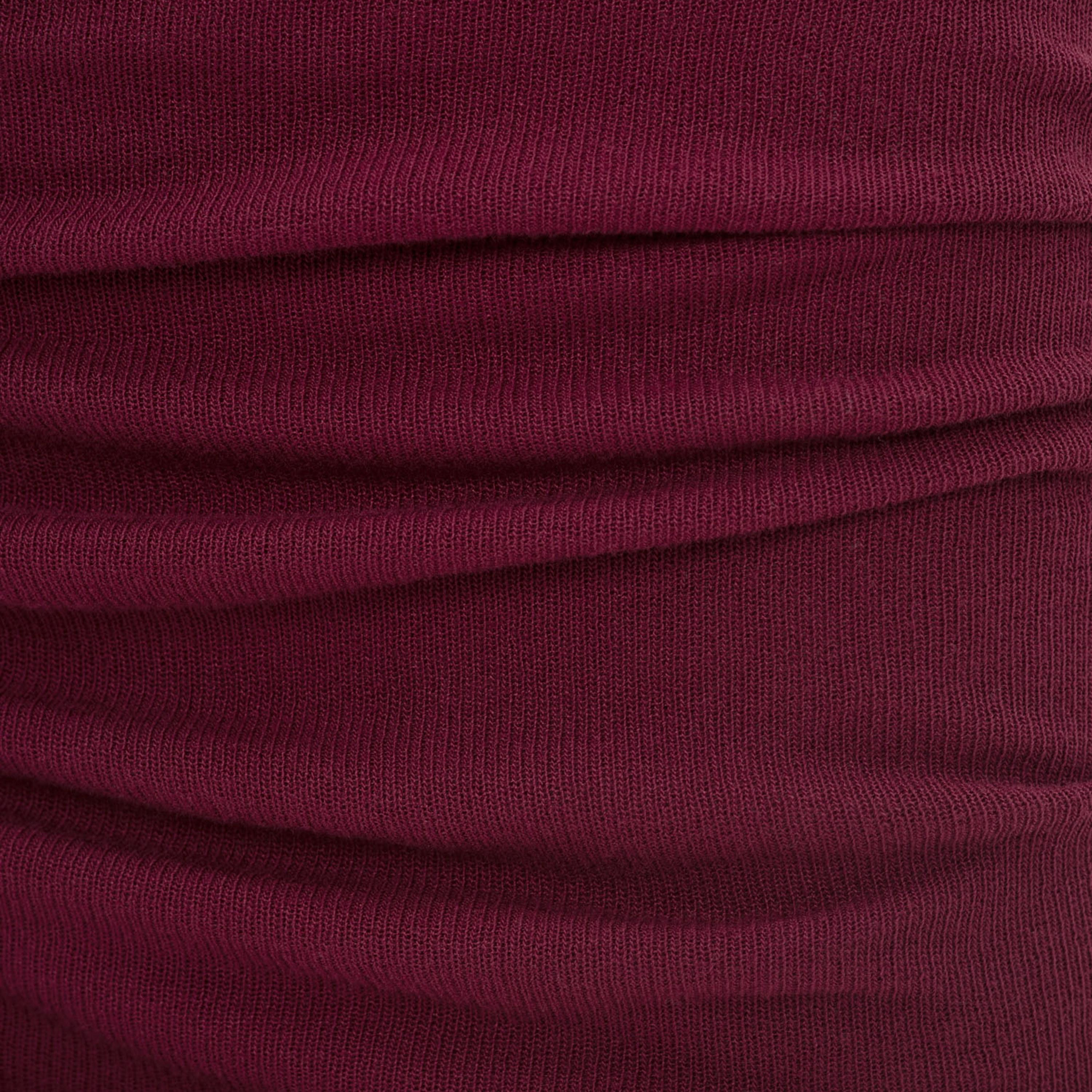 Lichi Jersey Ruched Slit Women's Maxi Skirt-women-clothing-skirts-image-4