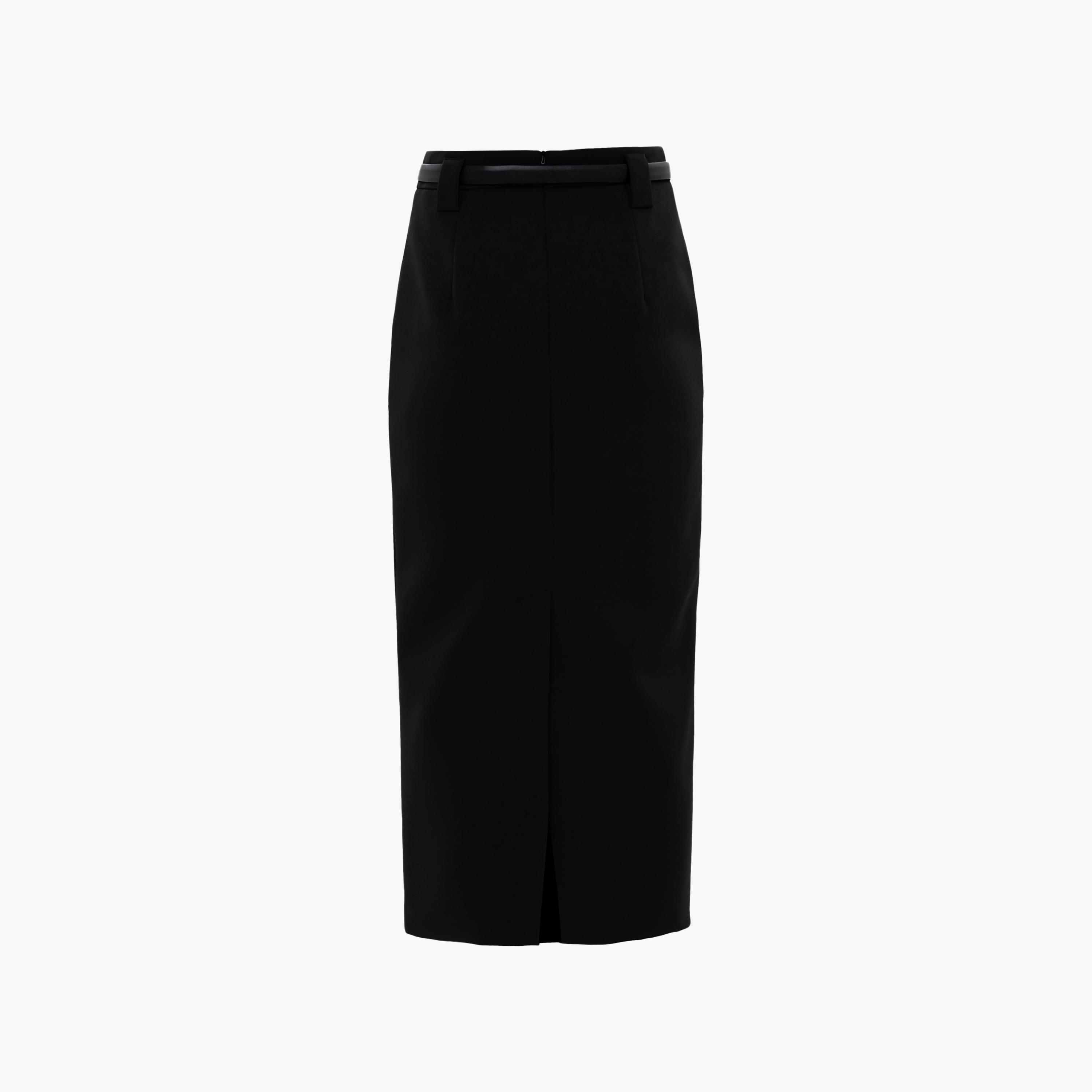 تنورة ميدي بينسل للنساء باللون الأسود من ليتشي-women-clothing-bottoms-skirts-image-6