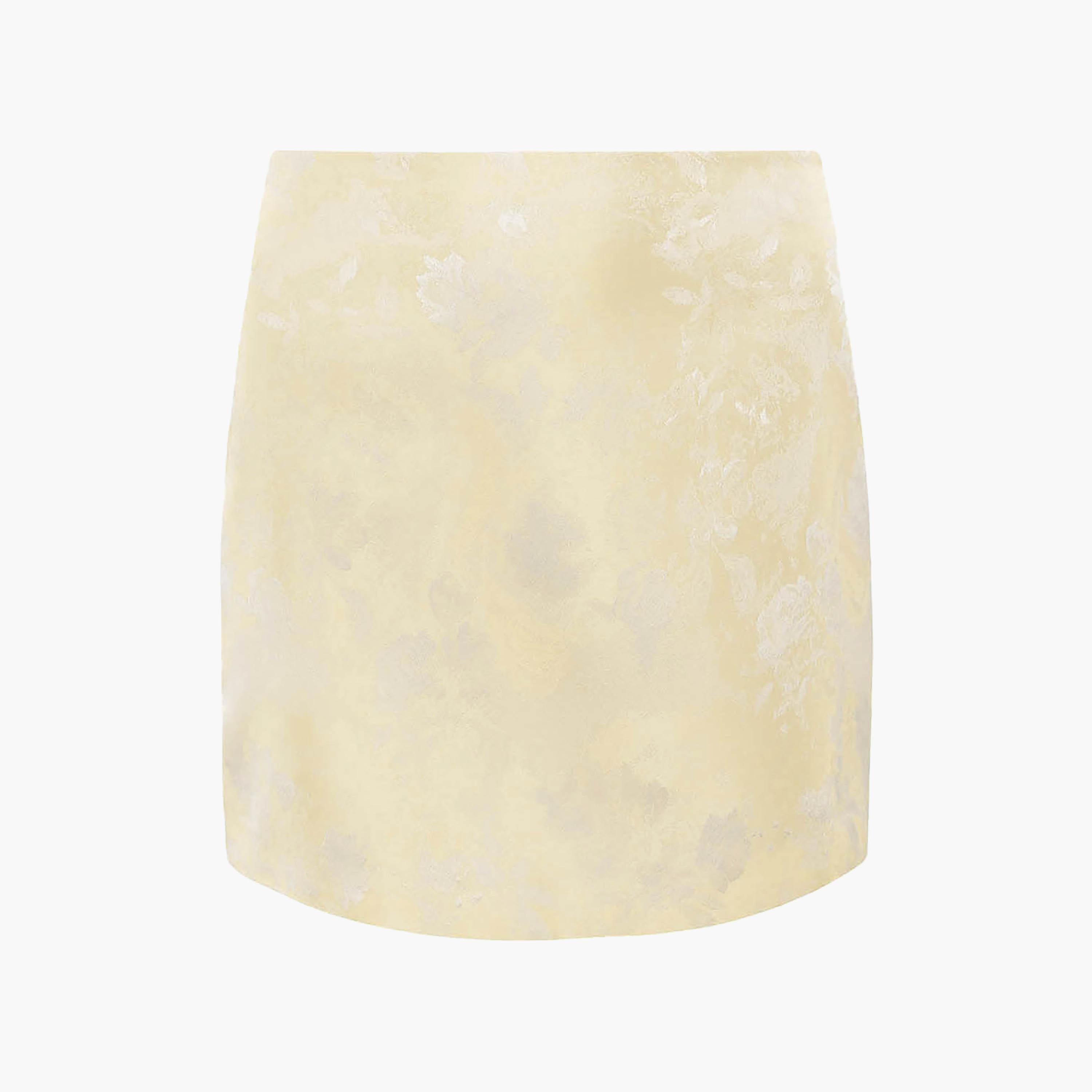 تنورة ميني مستقيمة من الجاكار بنقشة زهور للنساء من ليتشي-women-clothing-bottoms-skirts-image-5