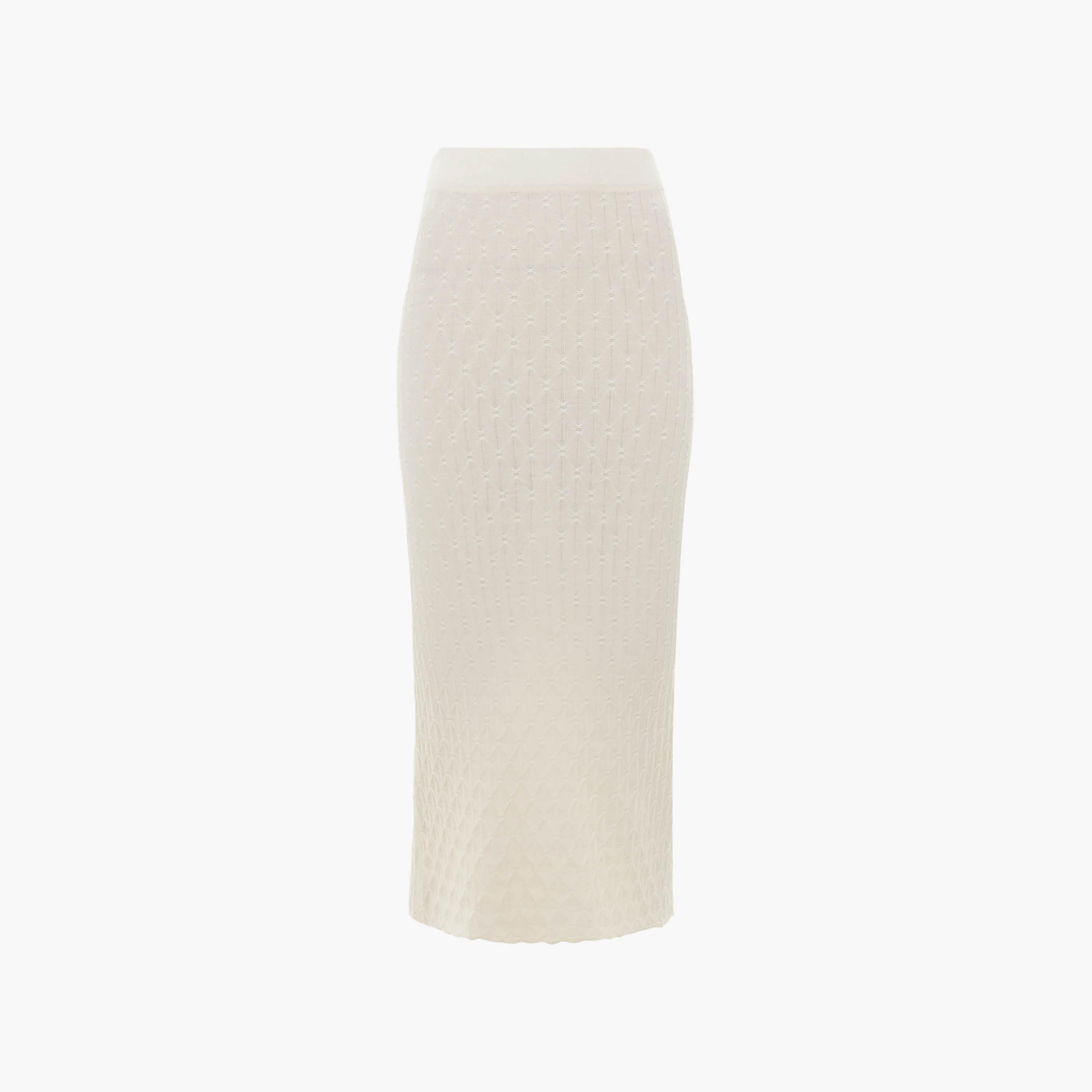 تنورة ميدي بينسل بحياكة مميزة (دايموند) من ليتشي-women-clothing-bottoms-skirts-image-5