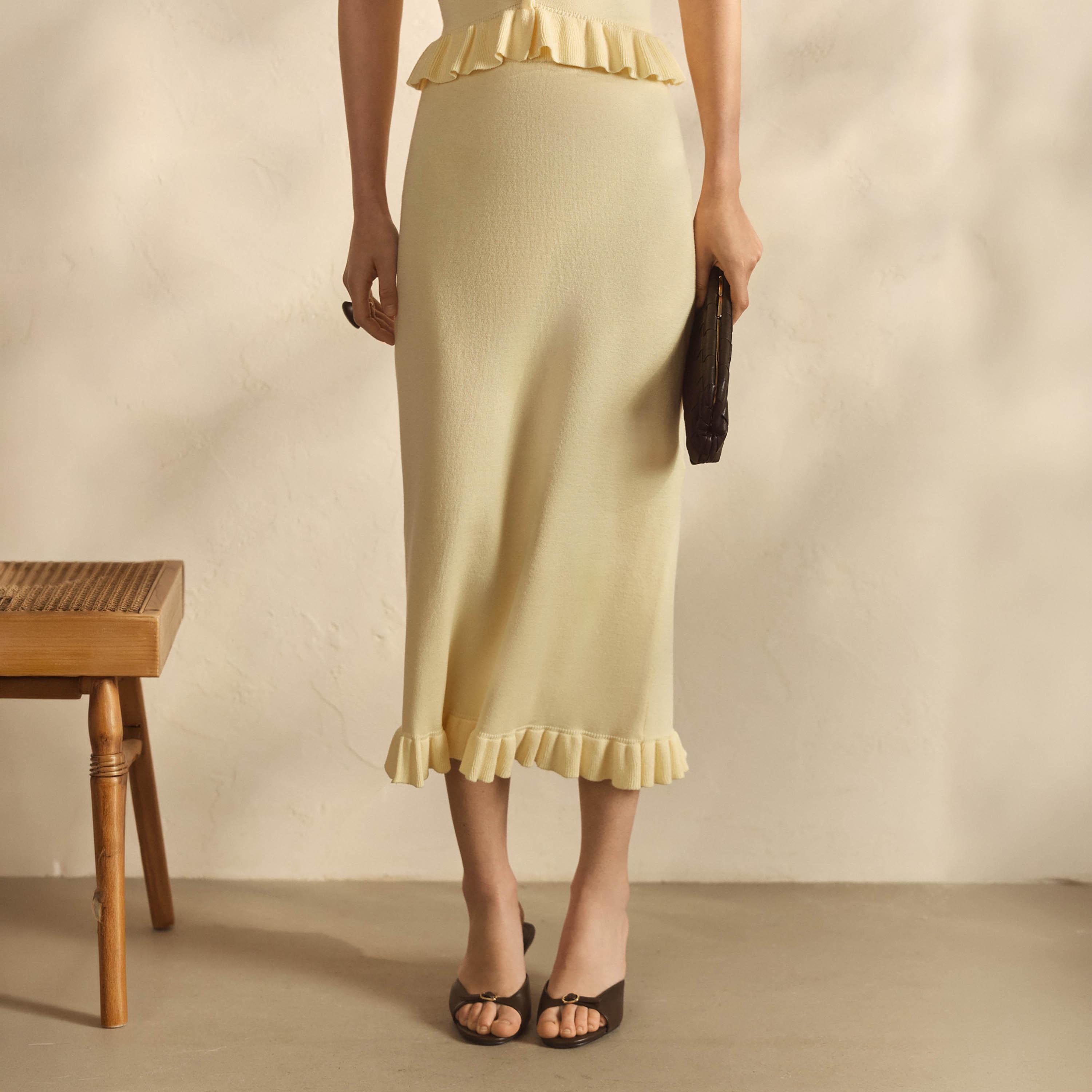 تنورة ميدي بينسل للنساء من ليتشي-women-clothing-bottoms-skirts-image-1