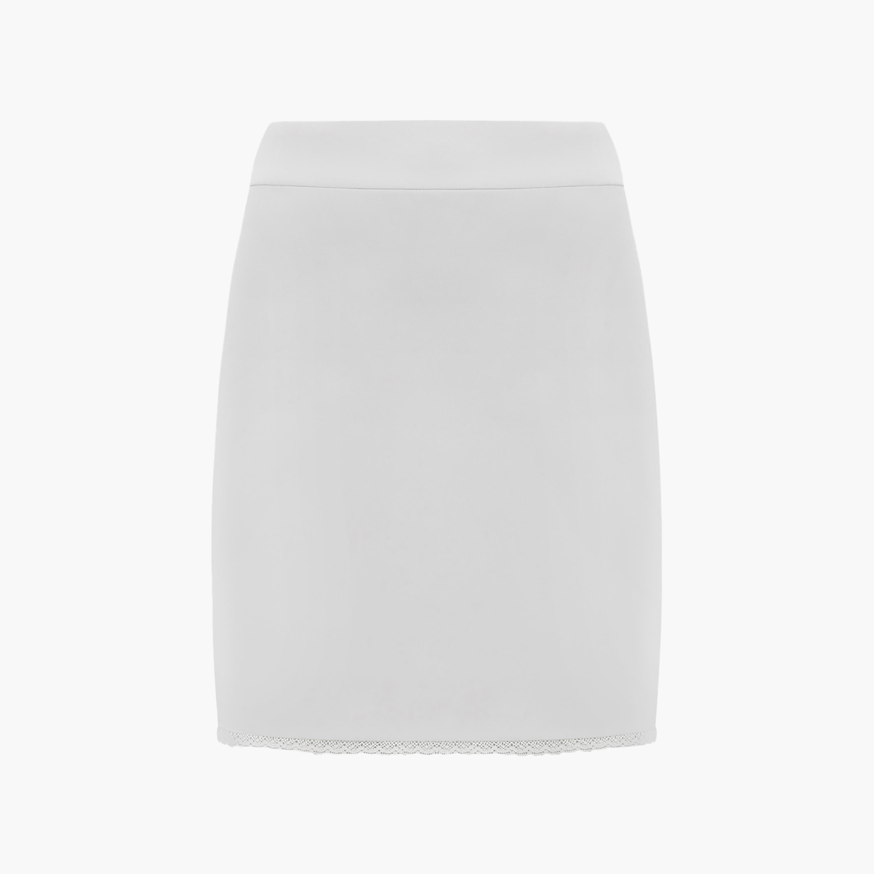 تنورة ميني بينسل باللون الأبيض من ليتشي-women-clothing-bottoms-skirts-image-5