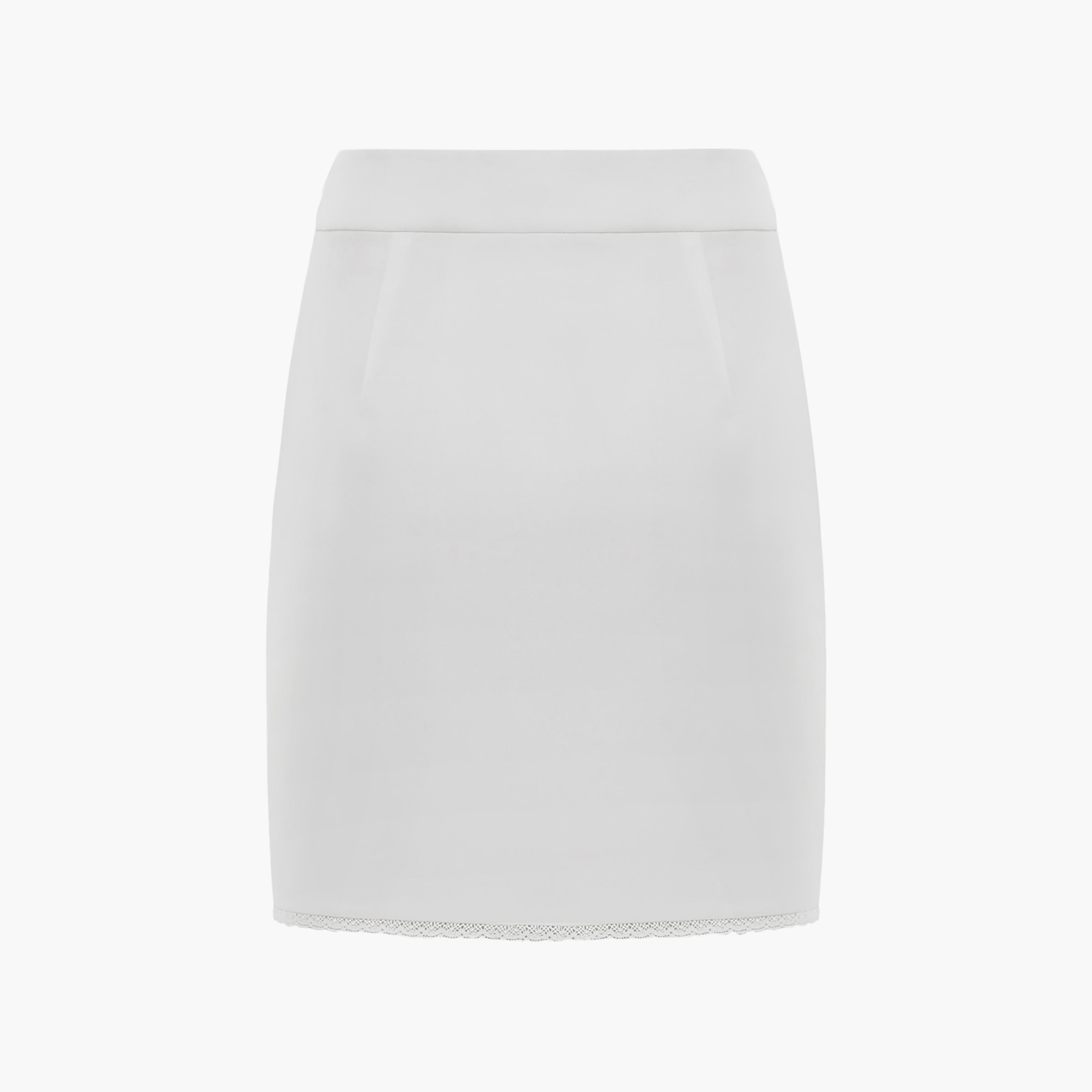 تنورة ميني بينسل باللون الأبيض من ليتشي-women-clothing-bottoms-skirts-image-6