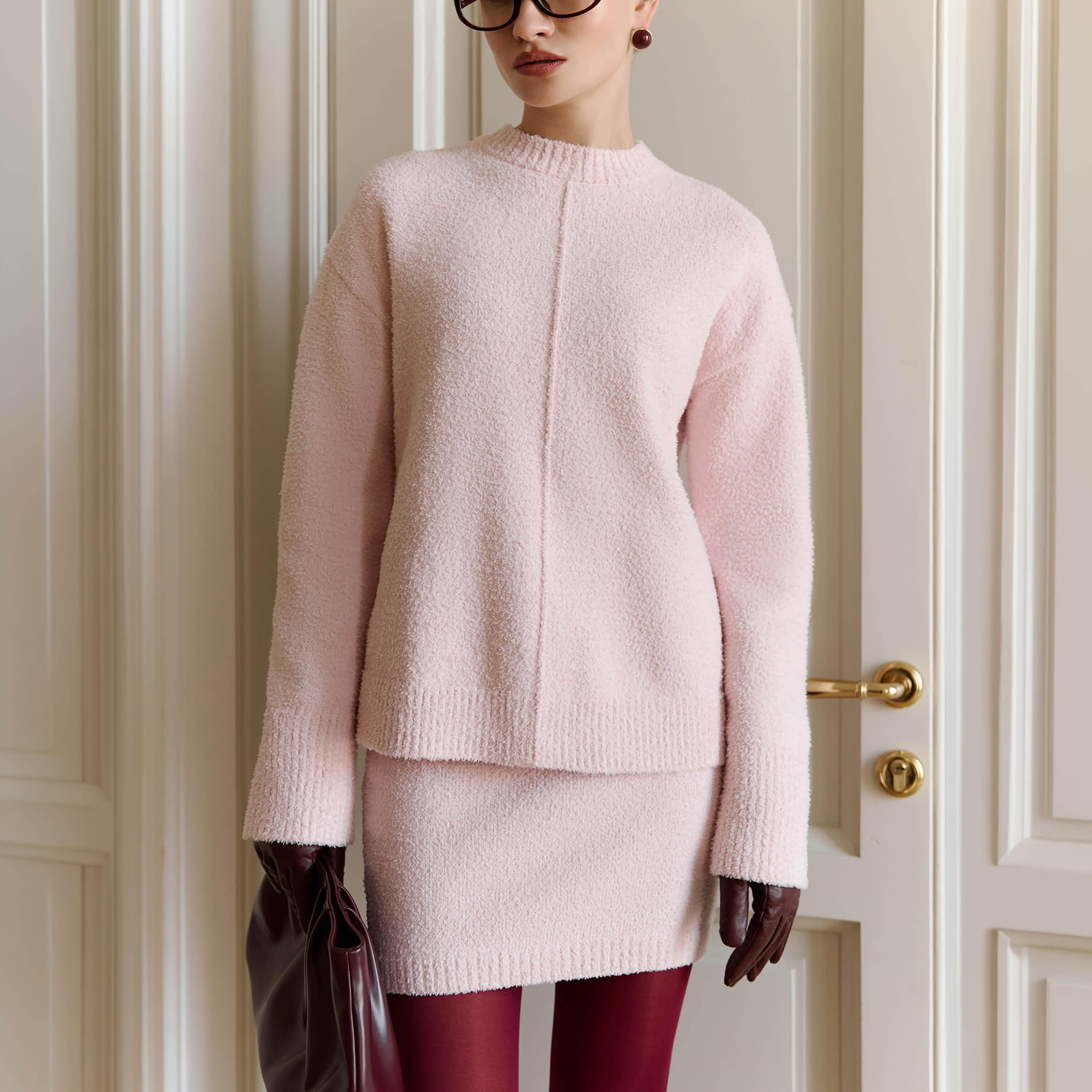Lichi Textured Dropped Sleeves Women's Sweater-women-winterwear-cardigansandjumpers-jumpers-image-3