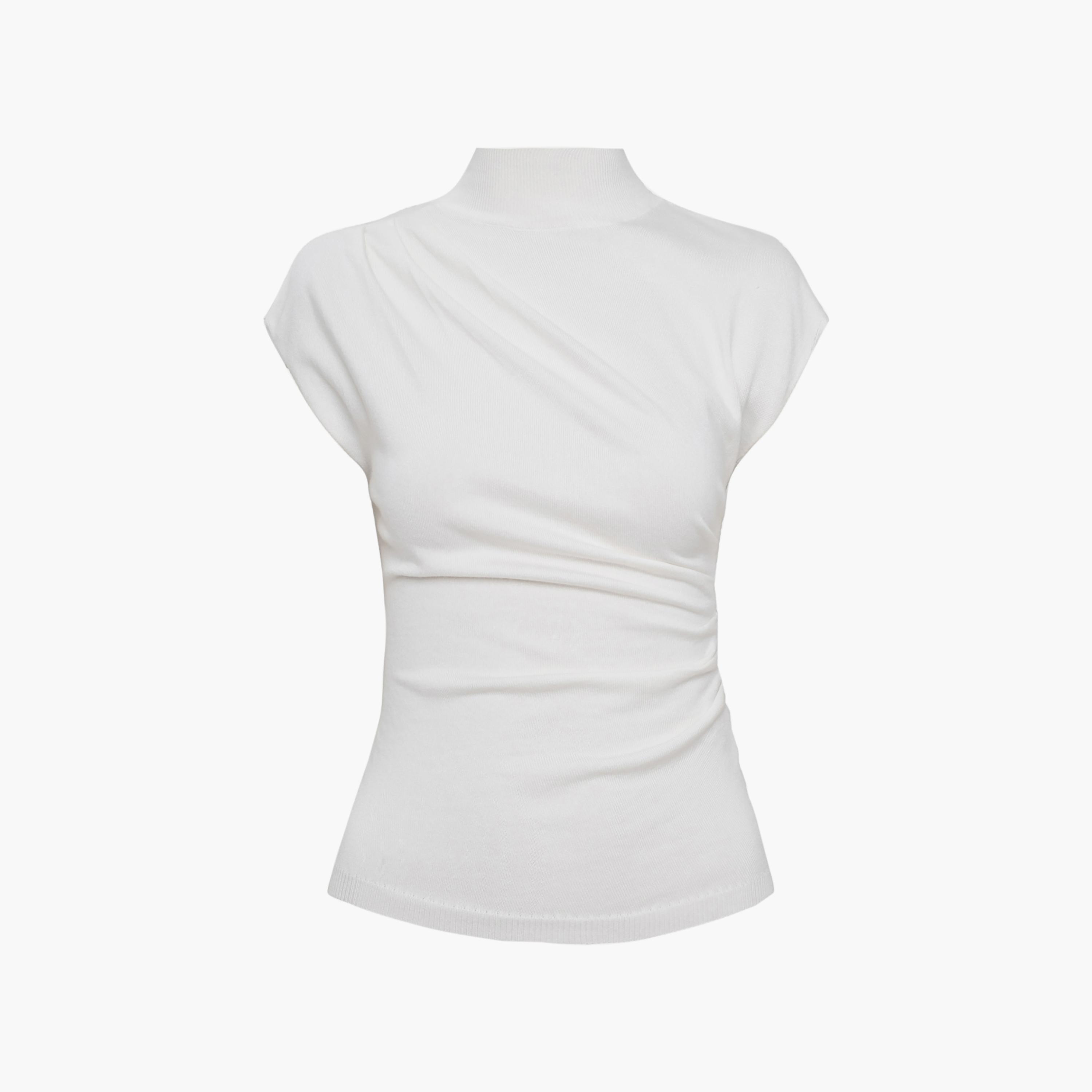 Lichi High Neck Cap Sleeves Women's Top-women-clothing-shirtsandblouses-blouses-image-5