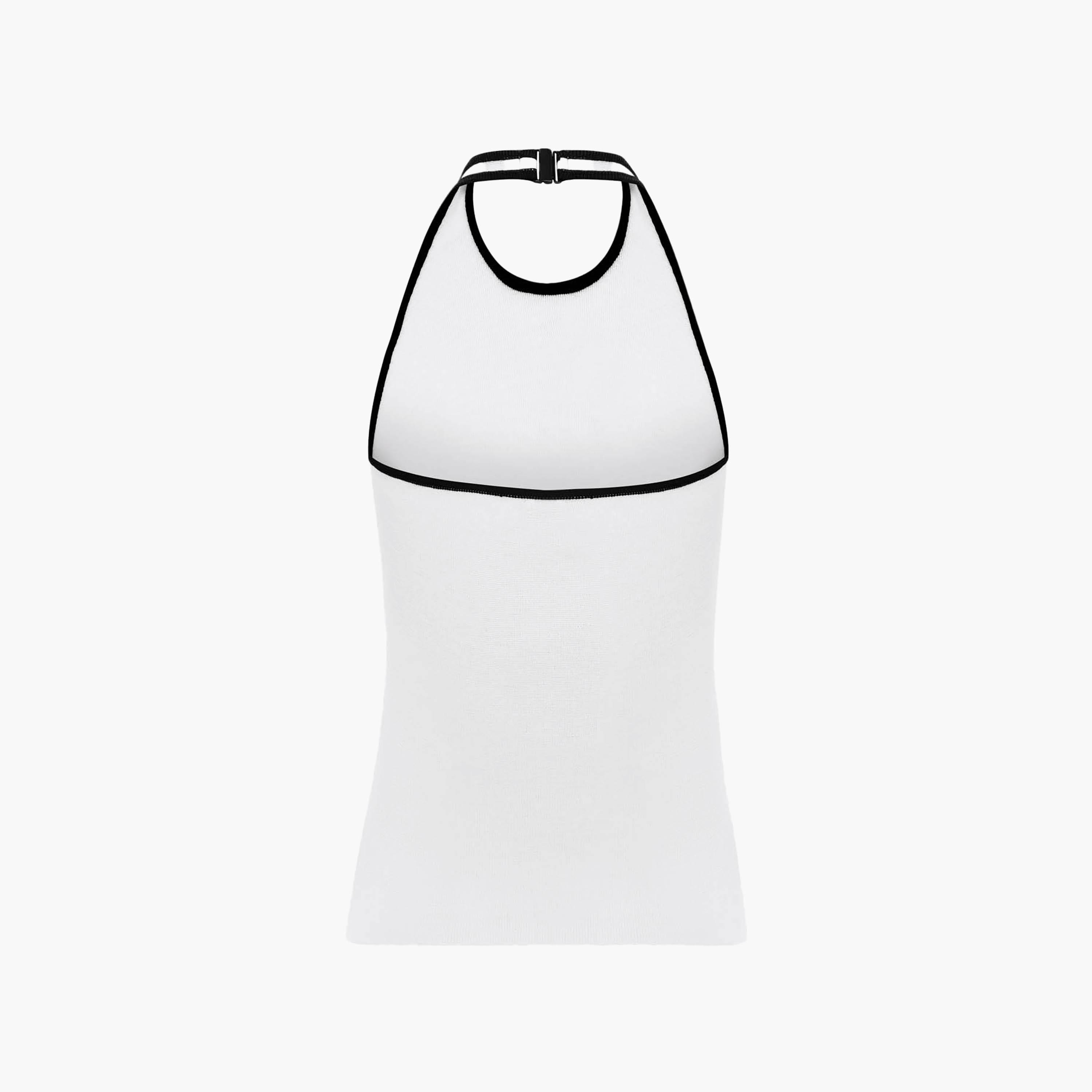 Lichi White Halter Neck Women's Top-women-clothing-shirtsandblouses-blouses-image-7