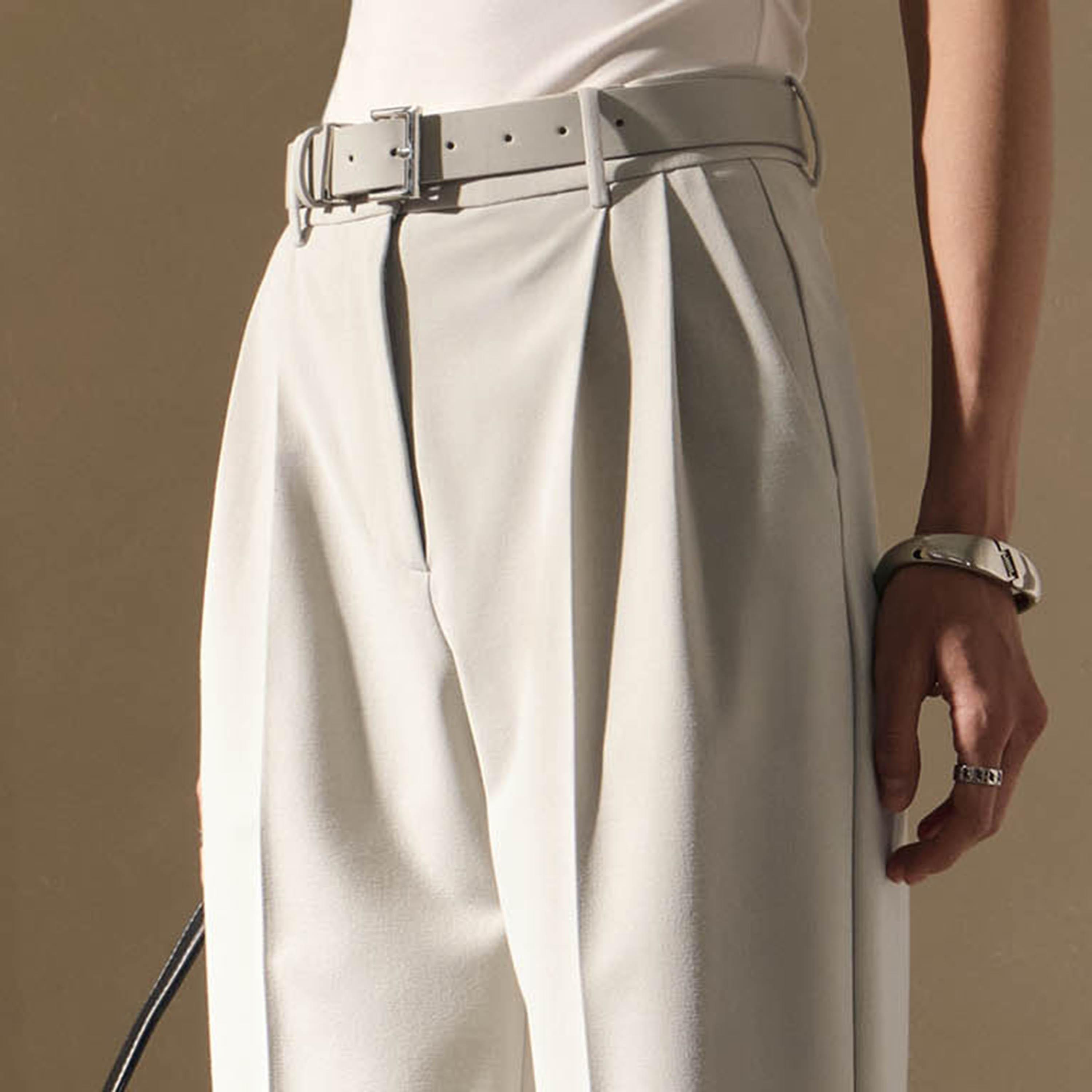 نطلون مستقيم أبيض للنساء من ليتشي-women-clothing-bottoms-trousers-image-4