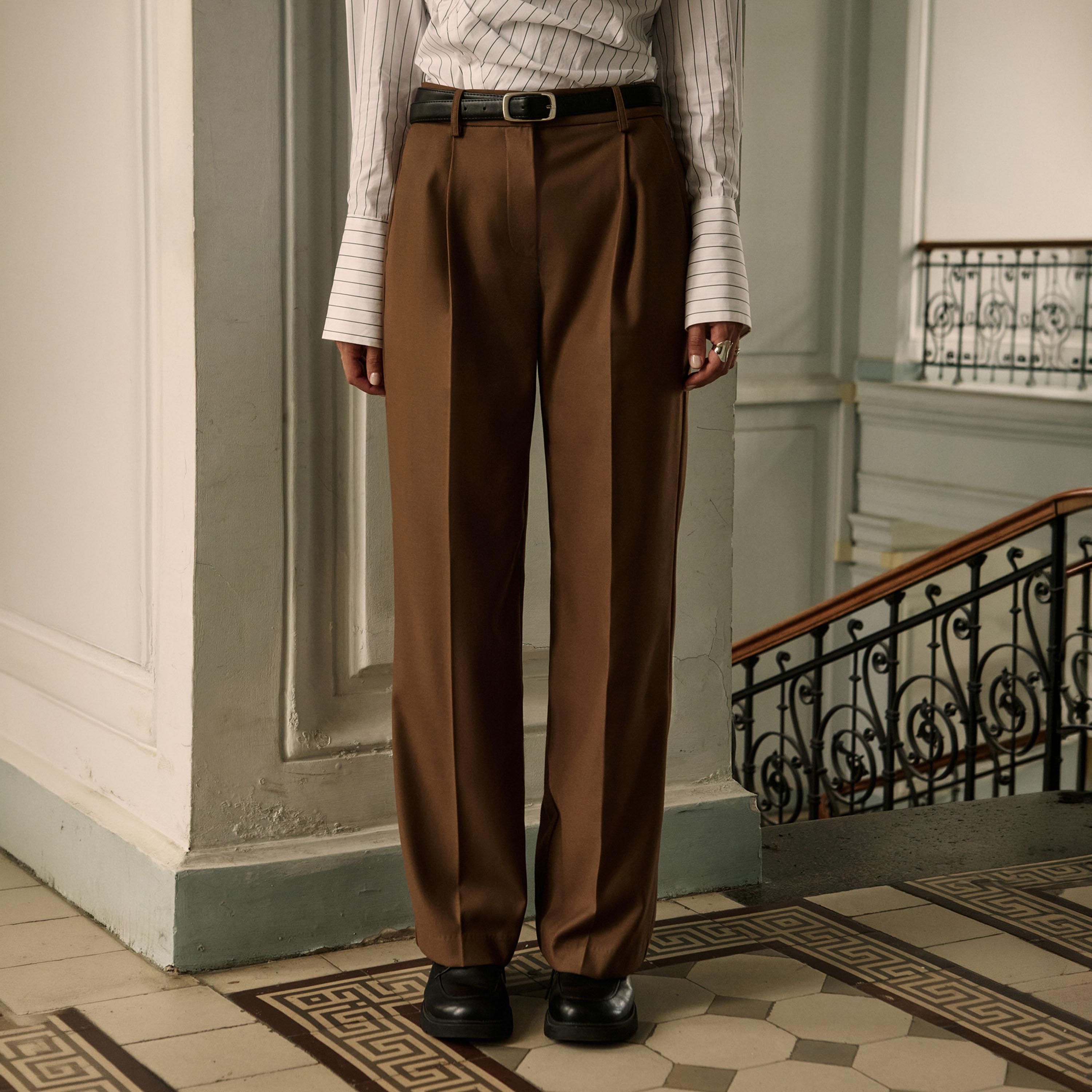 Lichi Straight Women's Trousers-women-clothing-bottoms-trousers-image-1