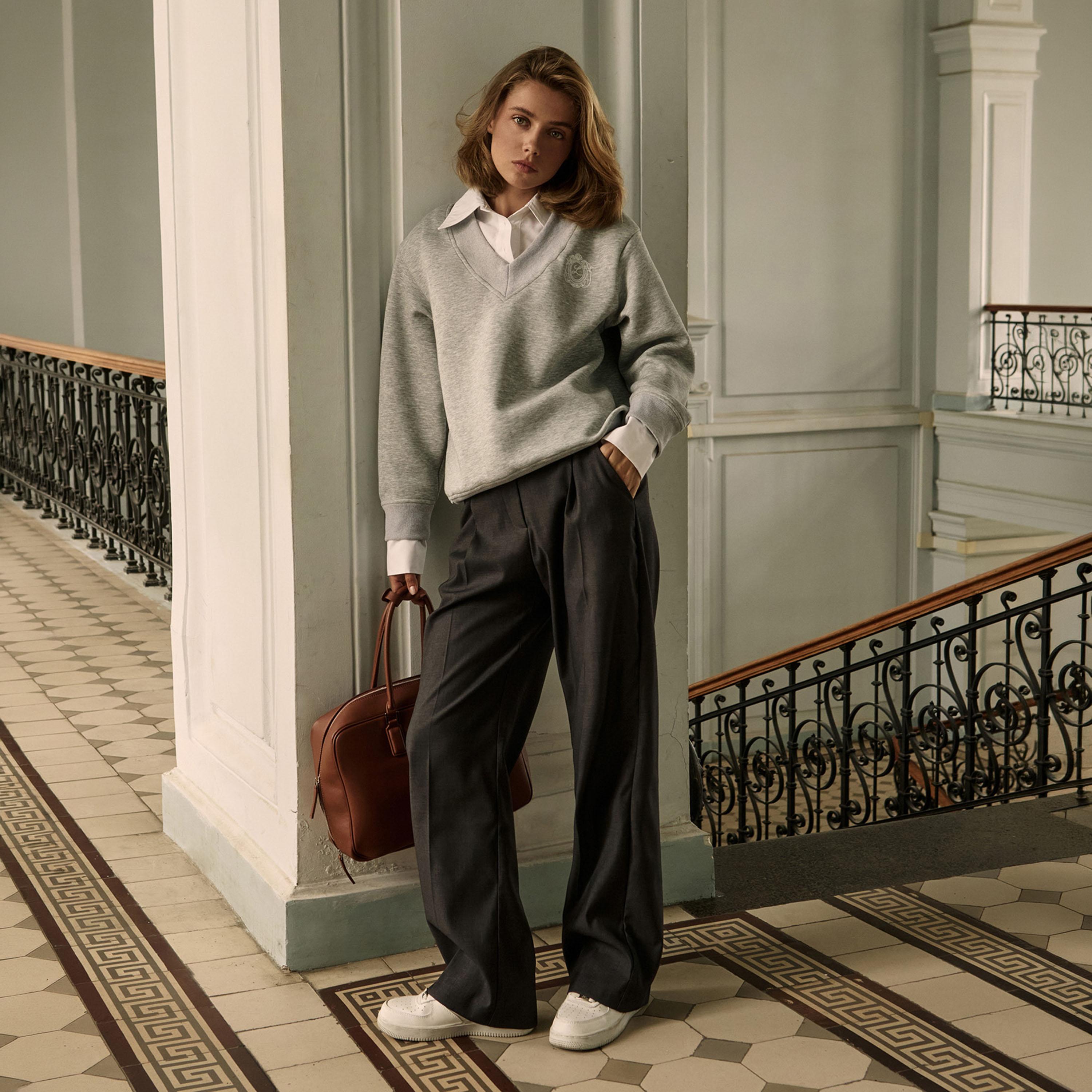 بنطلون مستقيم للنساء من ليتشي-women-clothing-bottoms-trousers-image-2