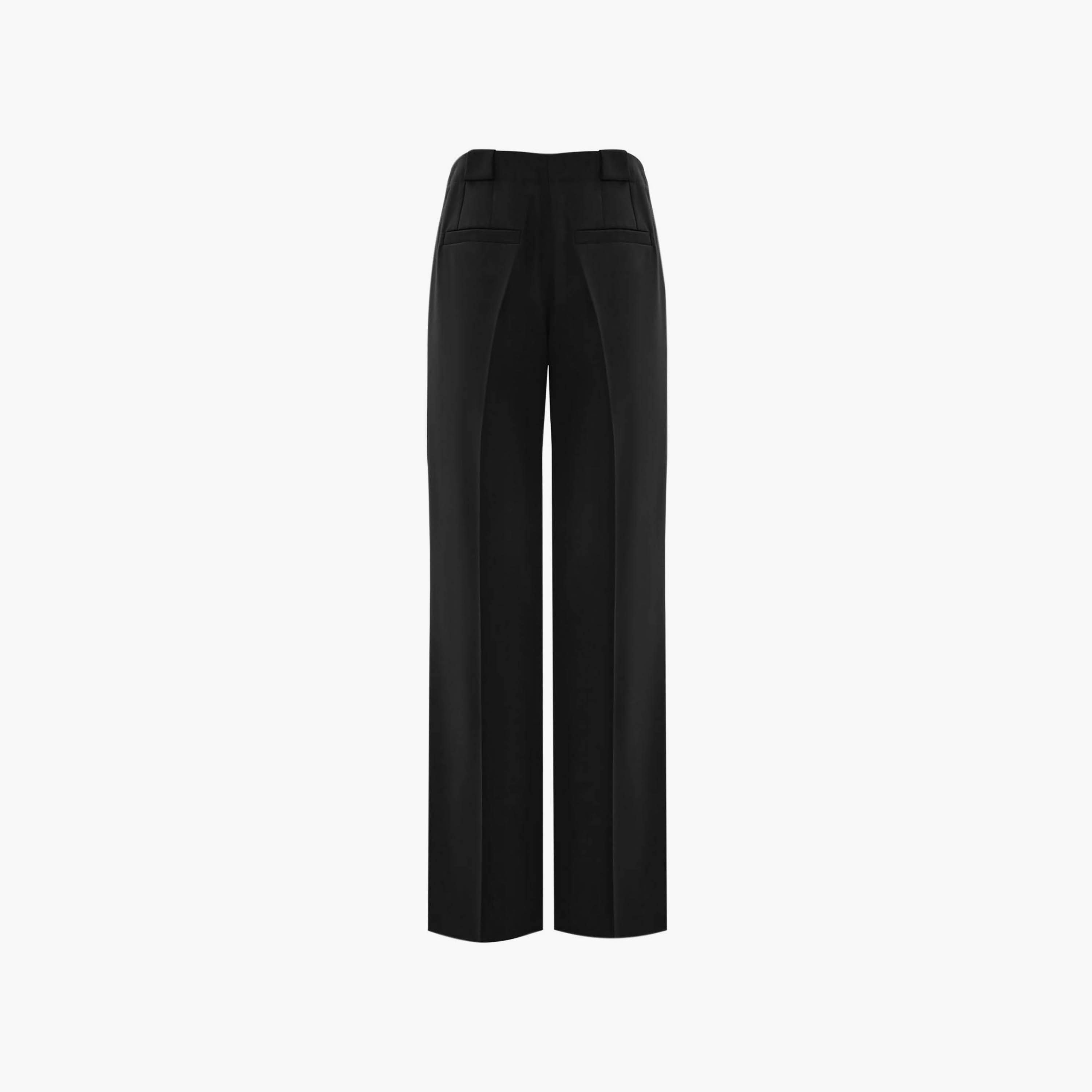 بنطلون واسع (فلير) أسود للنساء من ليتشي-women-clothing-bottoms-trousers-image-6