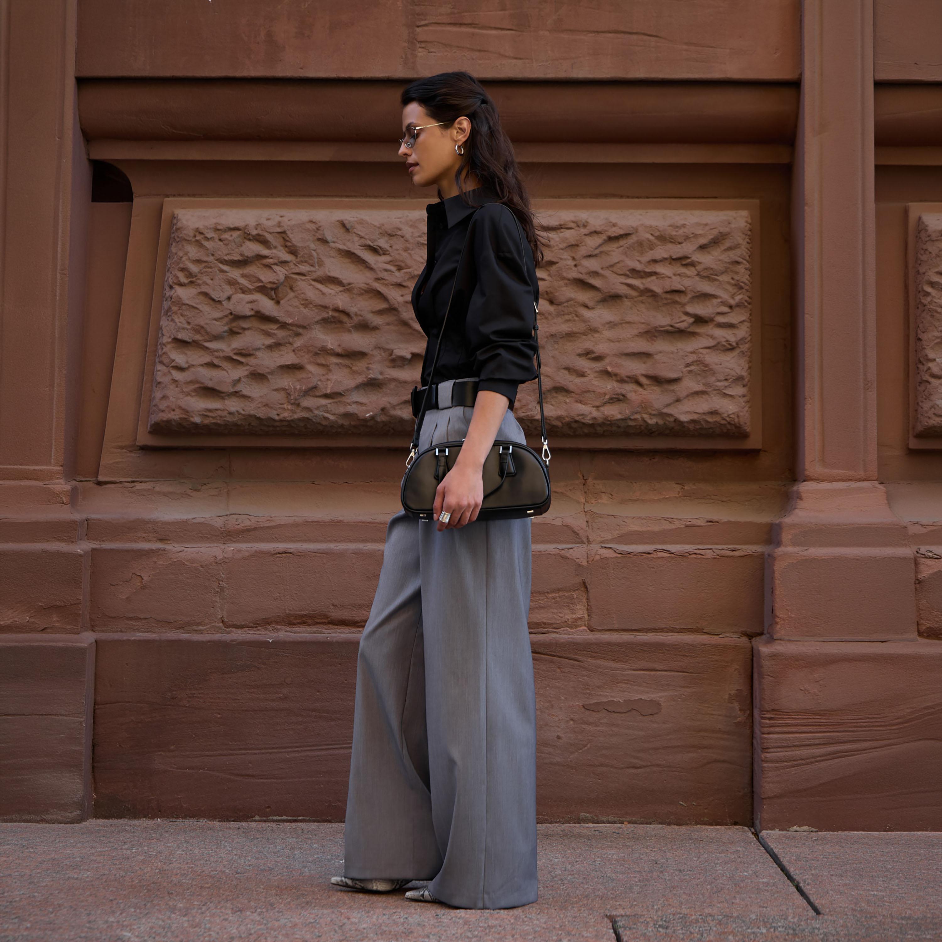 بنطال نسائي بقصة أرجل واسعة من ليتشي-women-clothing-bottoms-trousers-image-3