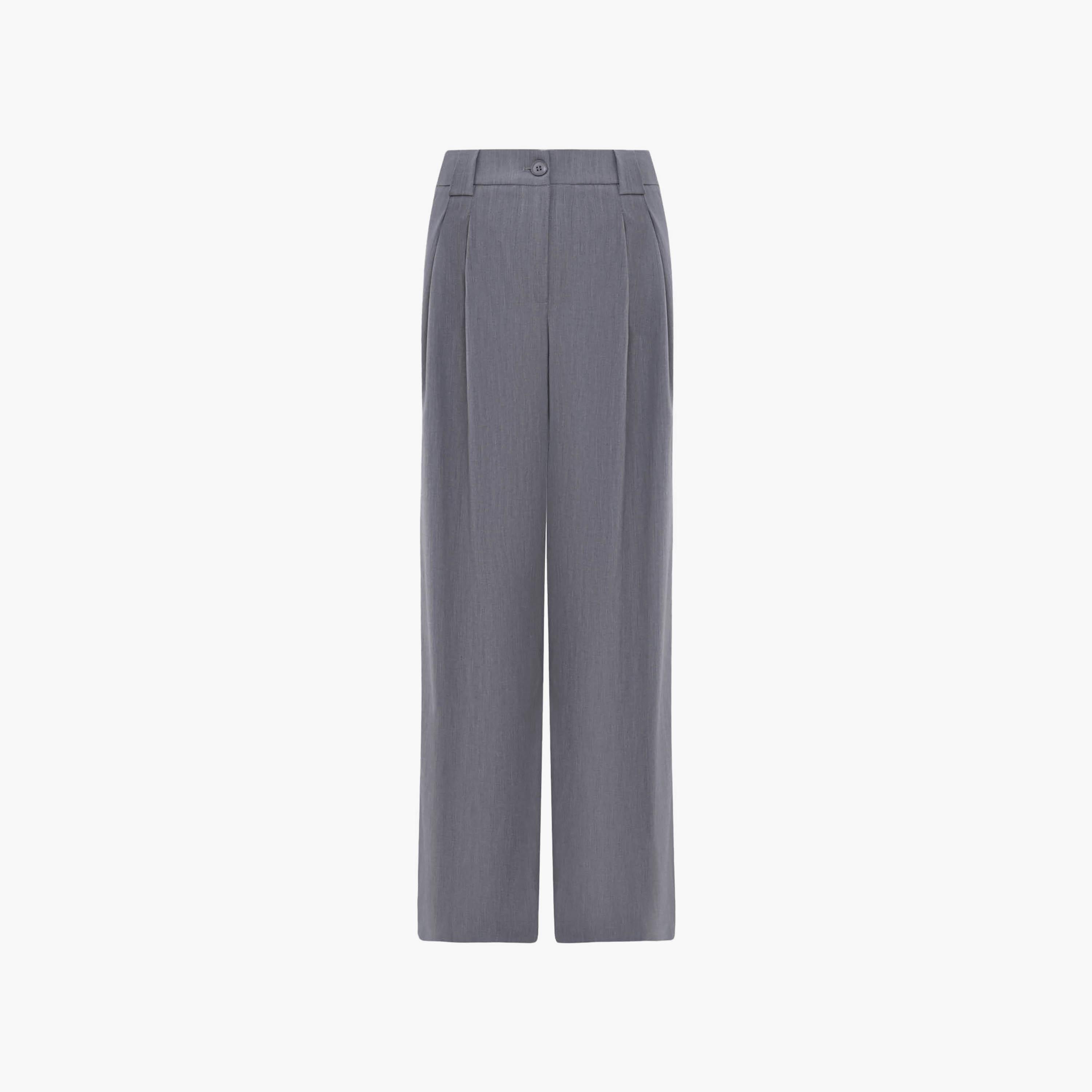 بنطال نسائي بقصة أرجل واسعة من ليتشي-women-clothing-bottoms-trousers-image-5