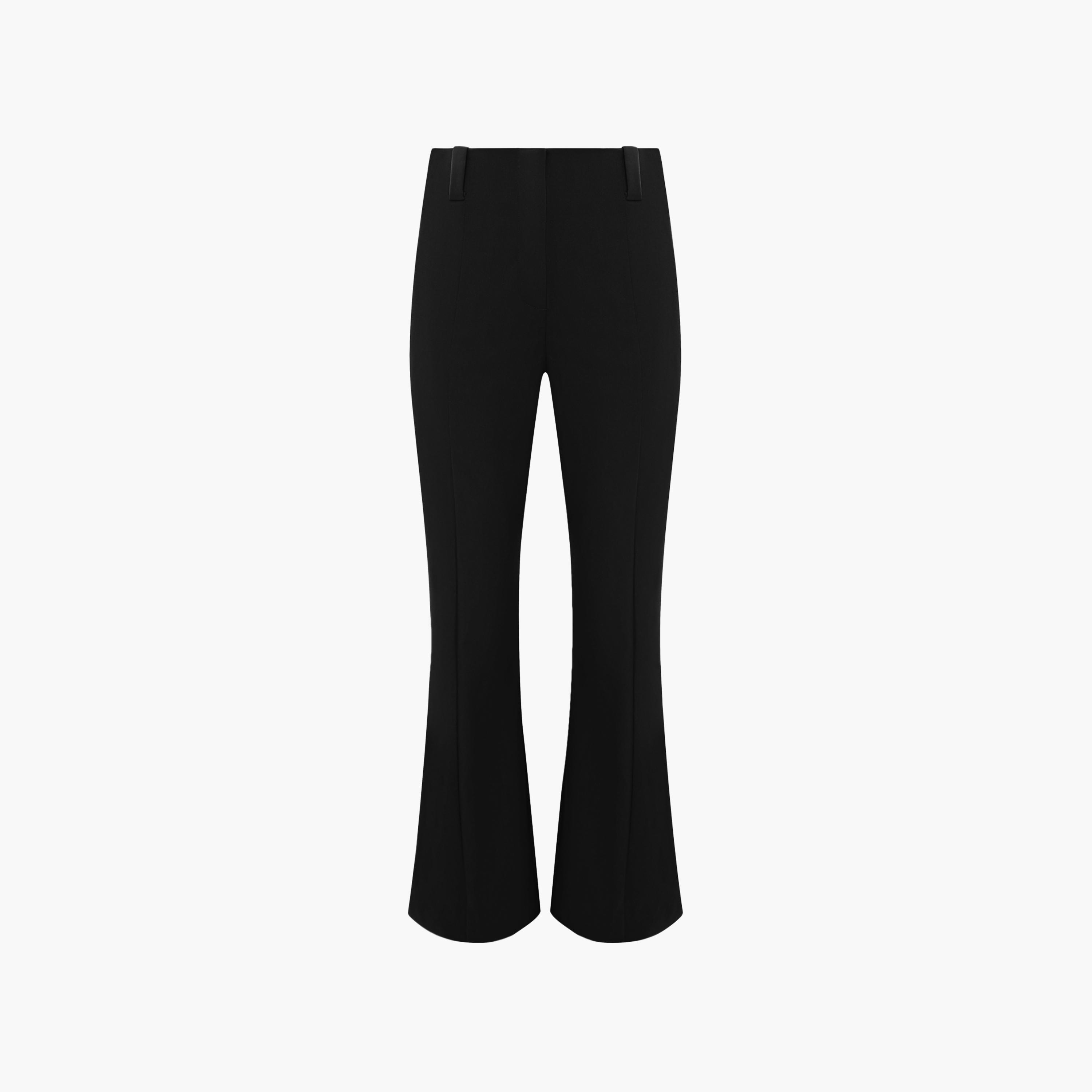 بنطال سهرة نسائي بقصة بوت كات (شارلستون) باللون الأسود من ليتشي-women-clothing-bottoms-trousers-image-6