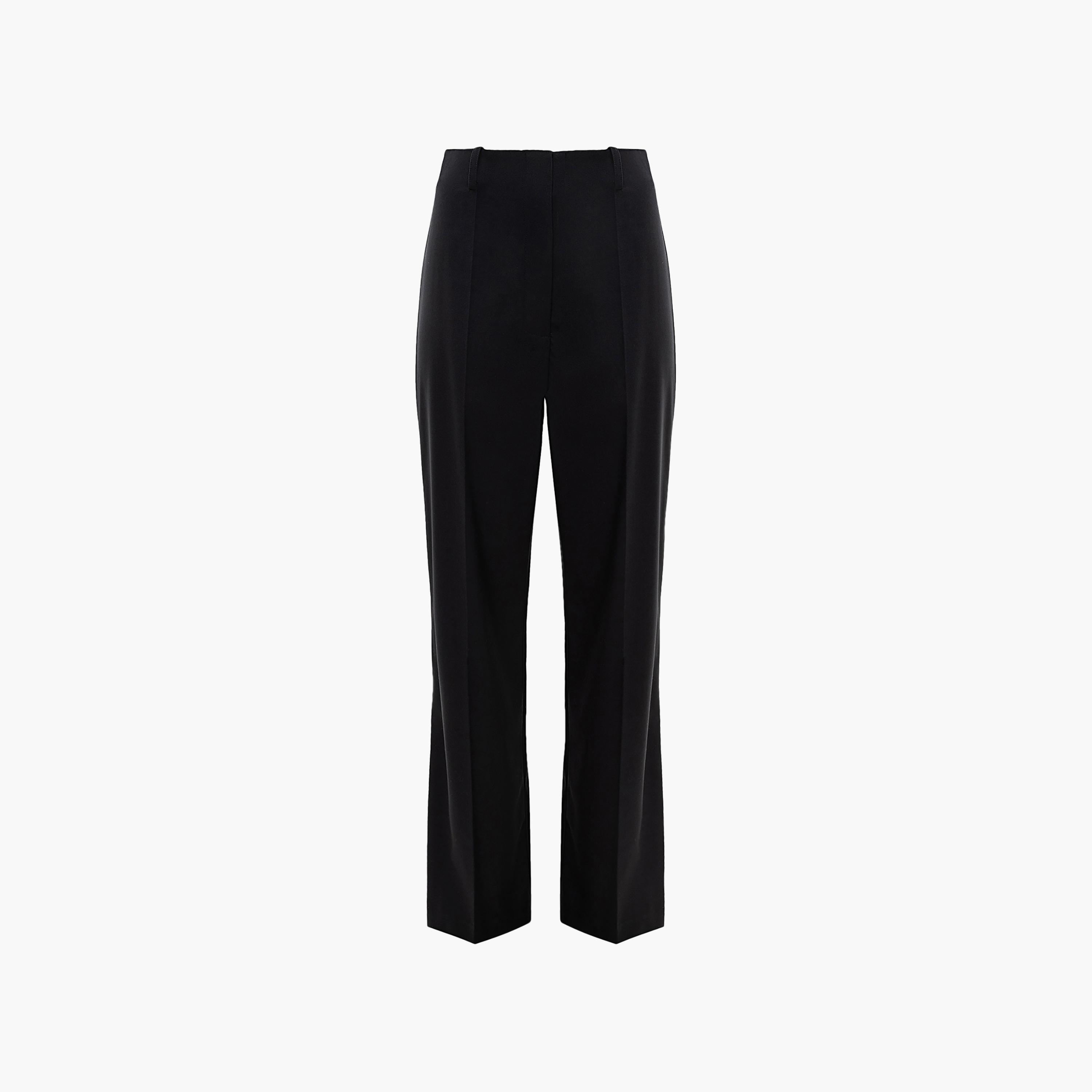 بنطلون مستقيم أسود للنساء من ليتشي-women-clothing-bottoms-trousers-image-5