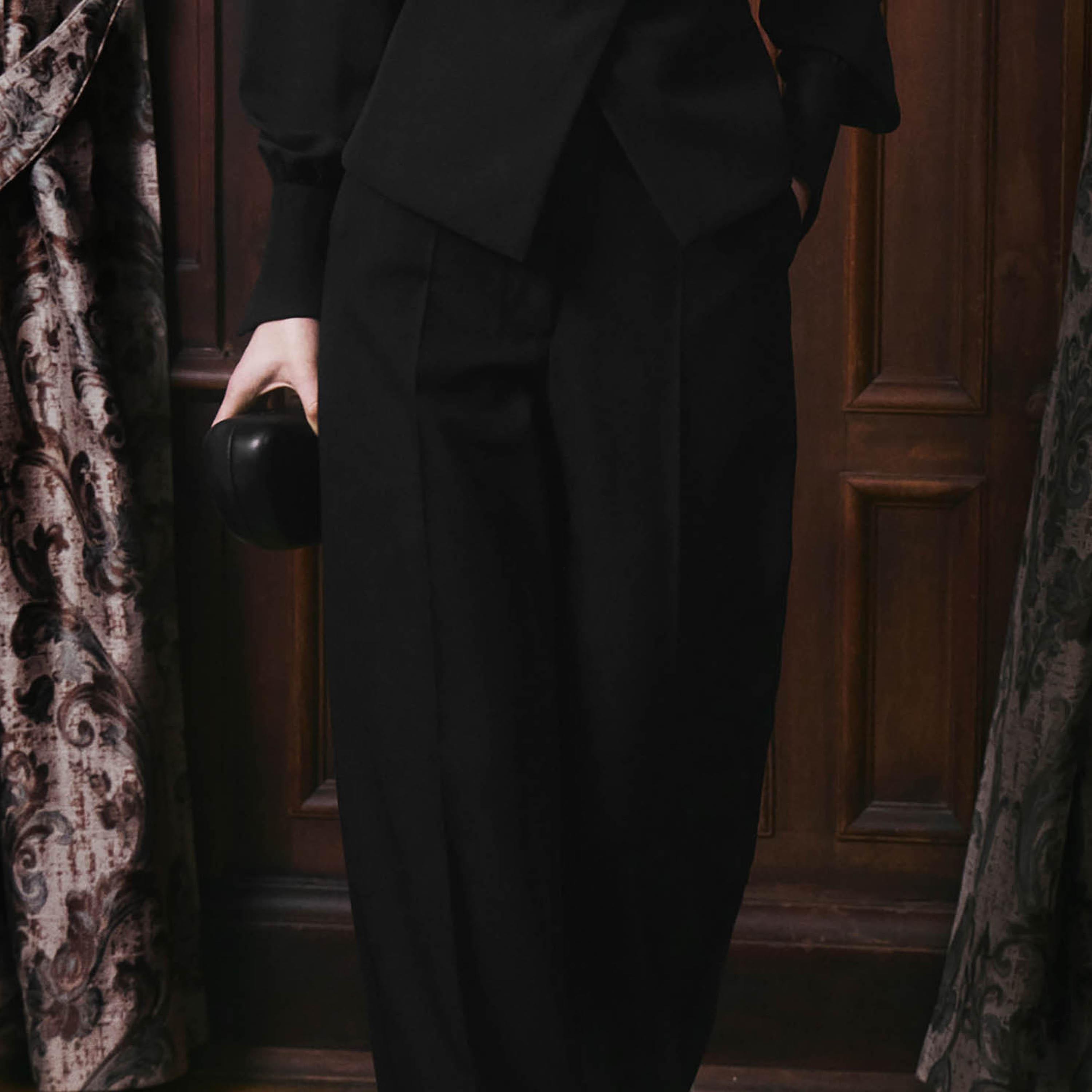بنطال نسائي بقصة أرجل واسعة من ليتشي-women-clothing-bottoms-trousers-image-4