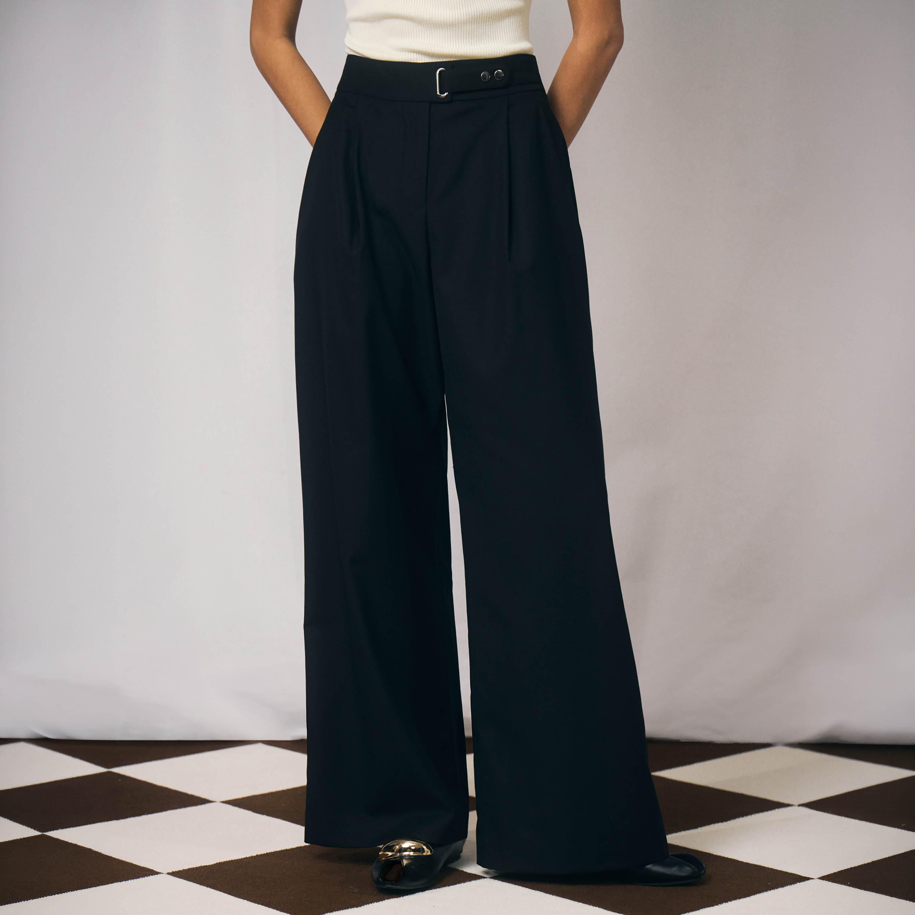 Lichi Wide Leg Women's Trousers-women-clothing-bottoms-trousers-image-1
