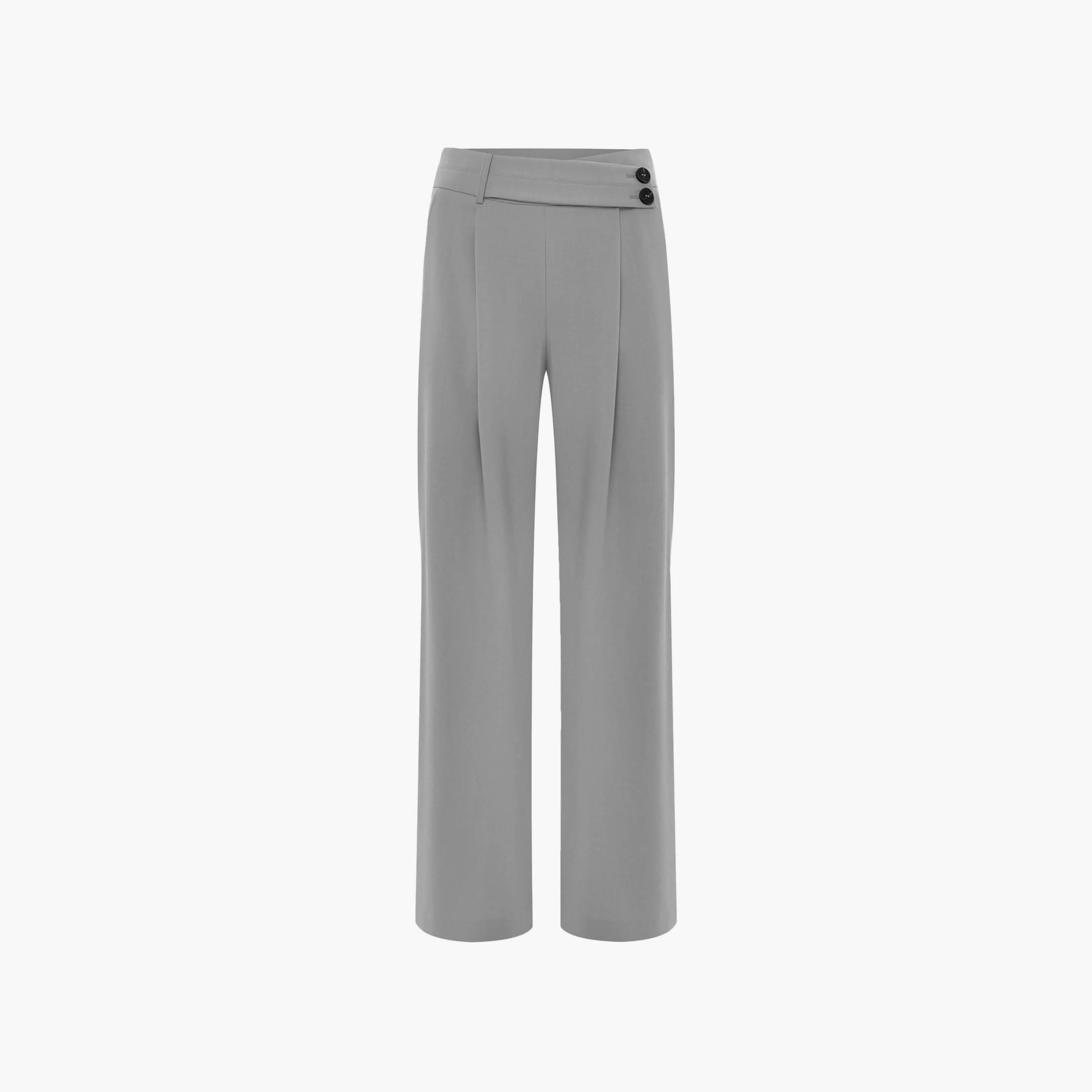 بنطال نسائي بقصة أرجل واسعة من ليتشي-women-clothing-bottoms-trousers-image-4