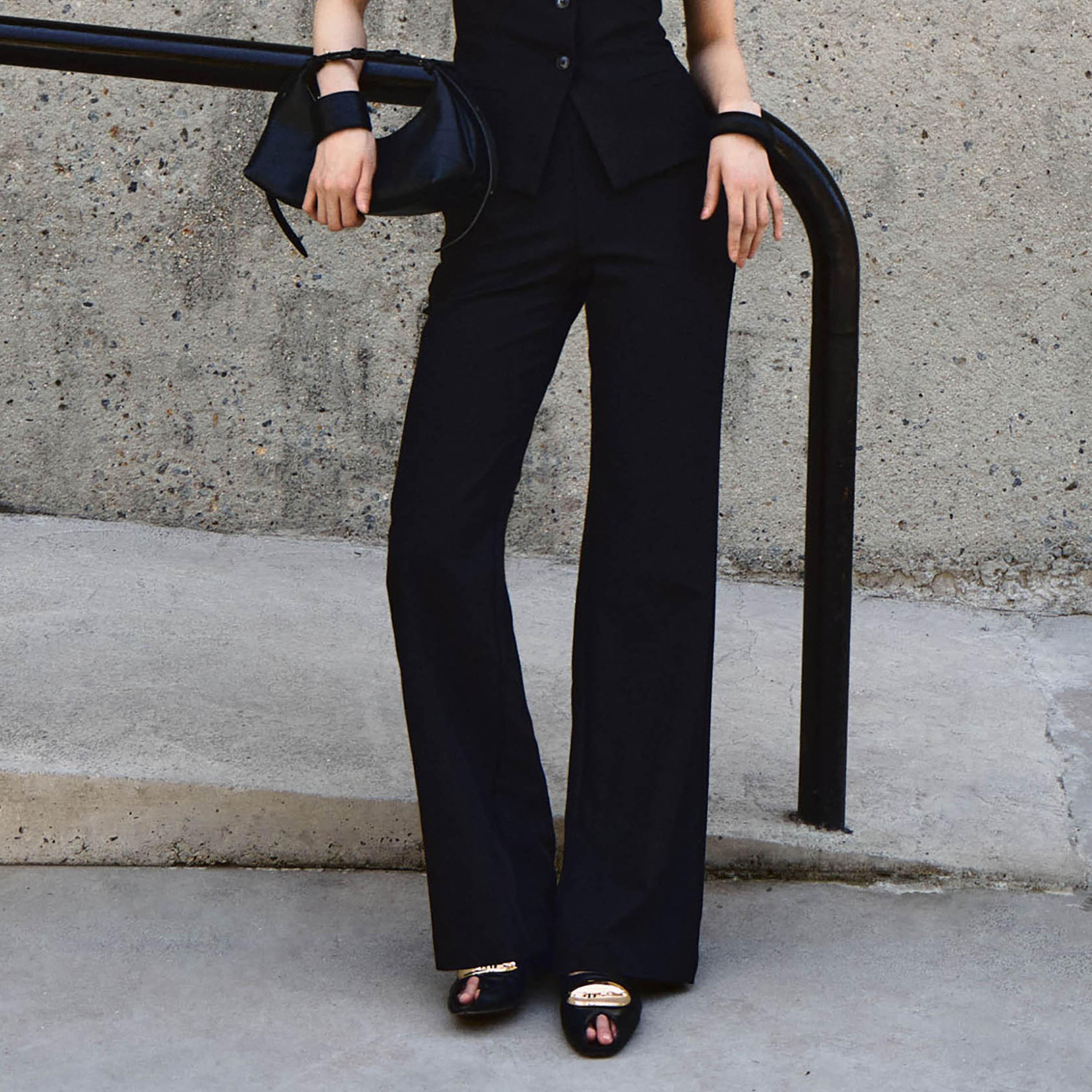 بنطال نسائي بقصة بوت كات (شارلستون) من ليتشي-women-clothing-bottoms-trousers-image-1