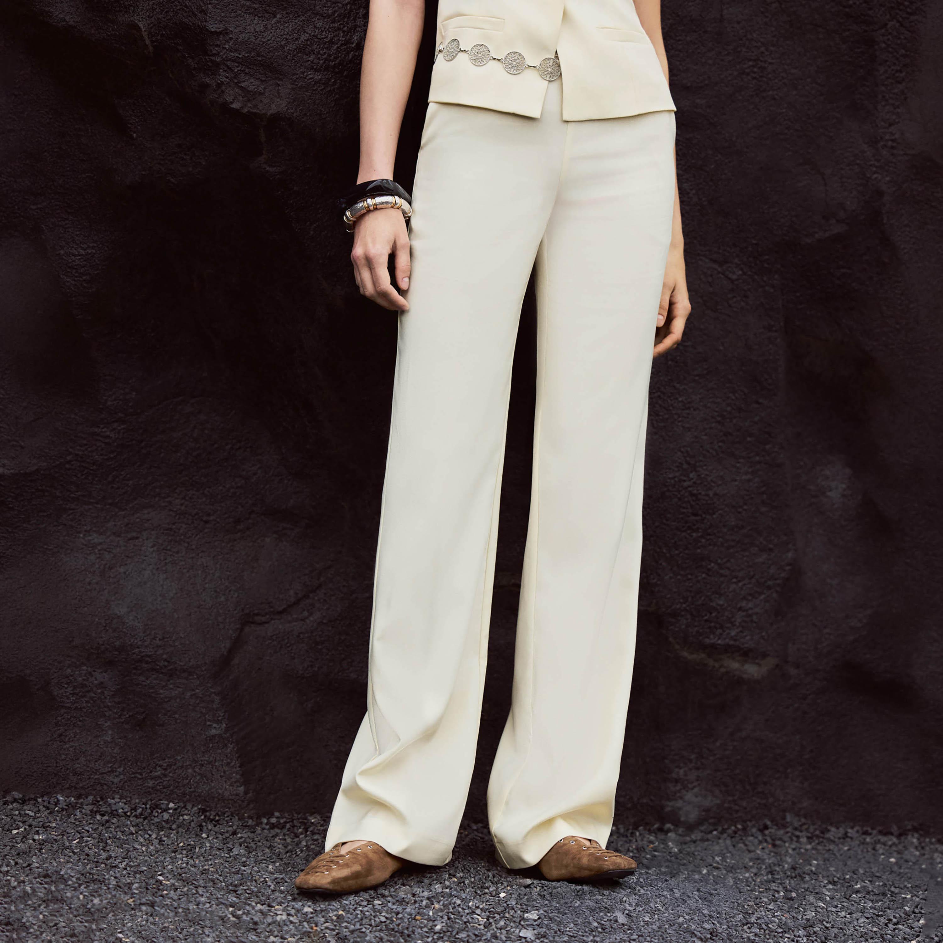 بنطال نسائي بقصة بوت كات (شارلستون) من ليتشي-women-clothing-bottoms-trousers-image-1